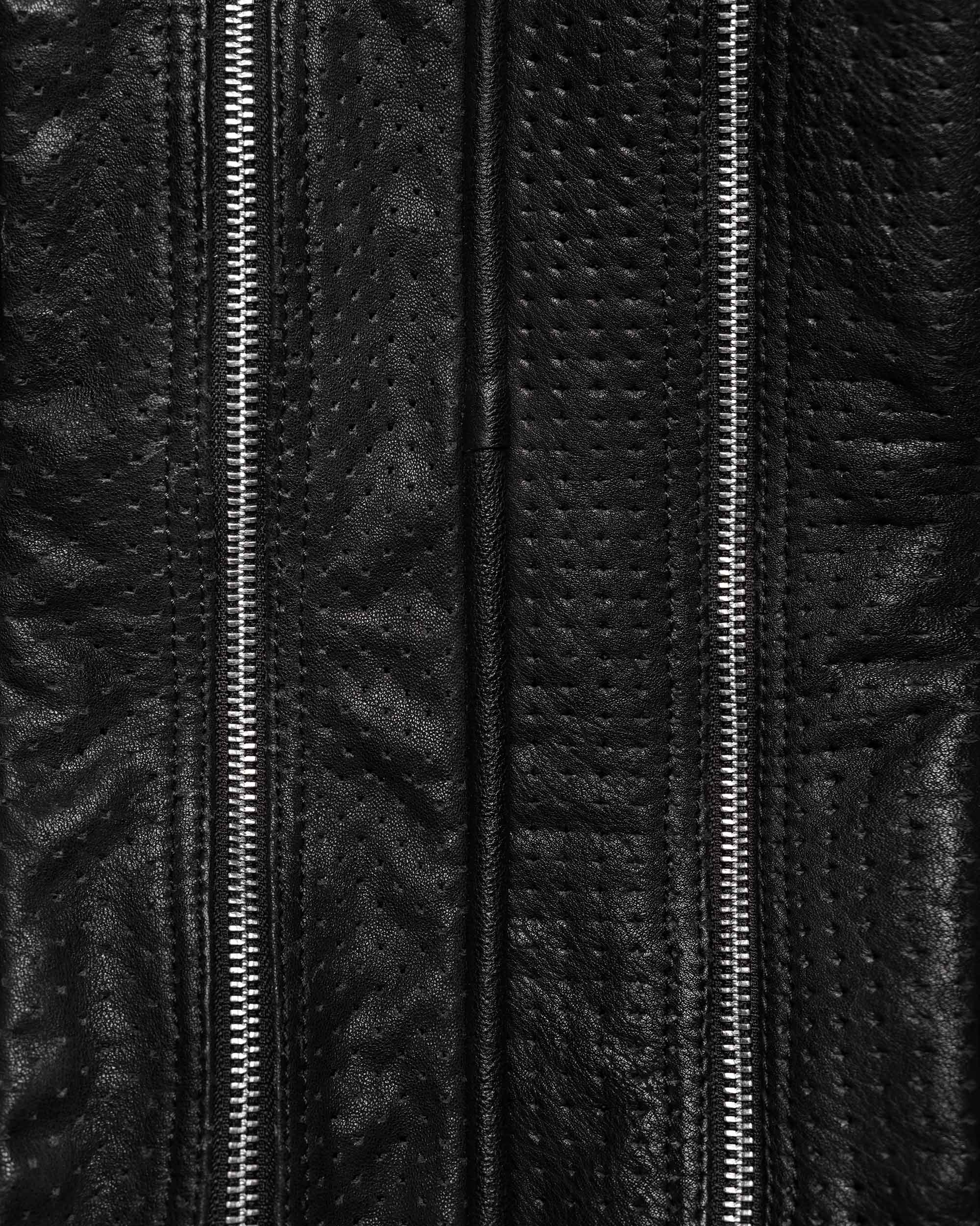 Embossed leather bag