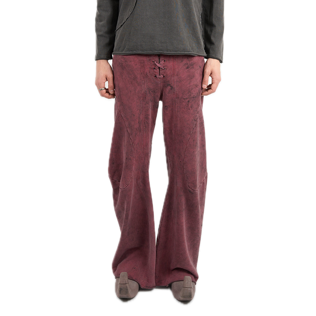 Engineered jogger dirty cherry