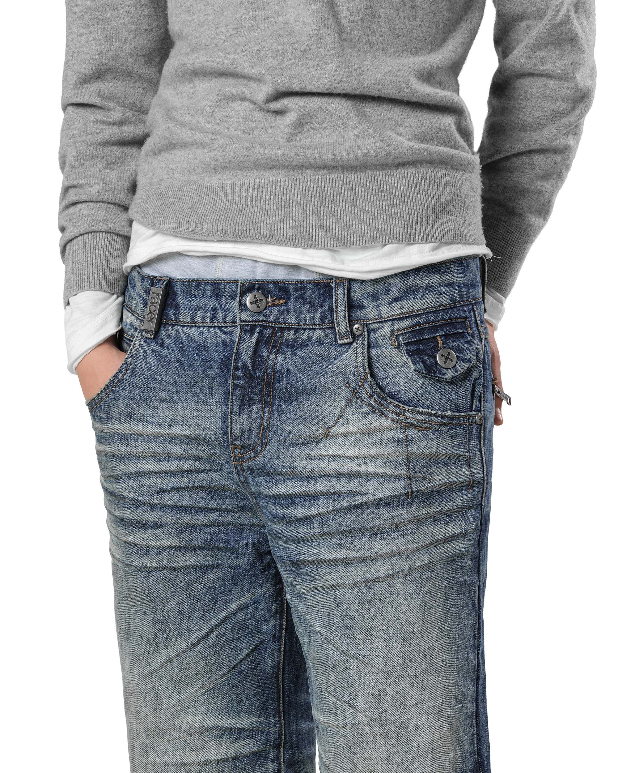 Light stacked denim