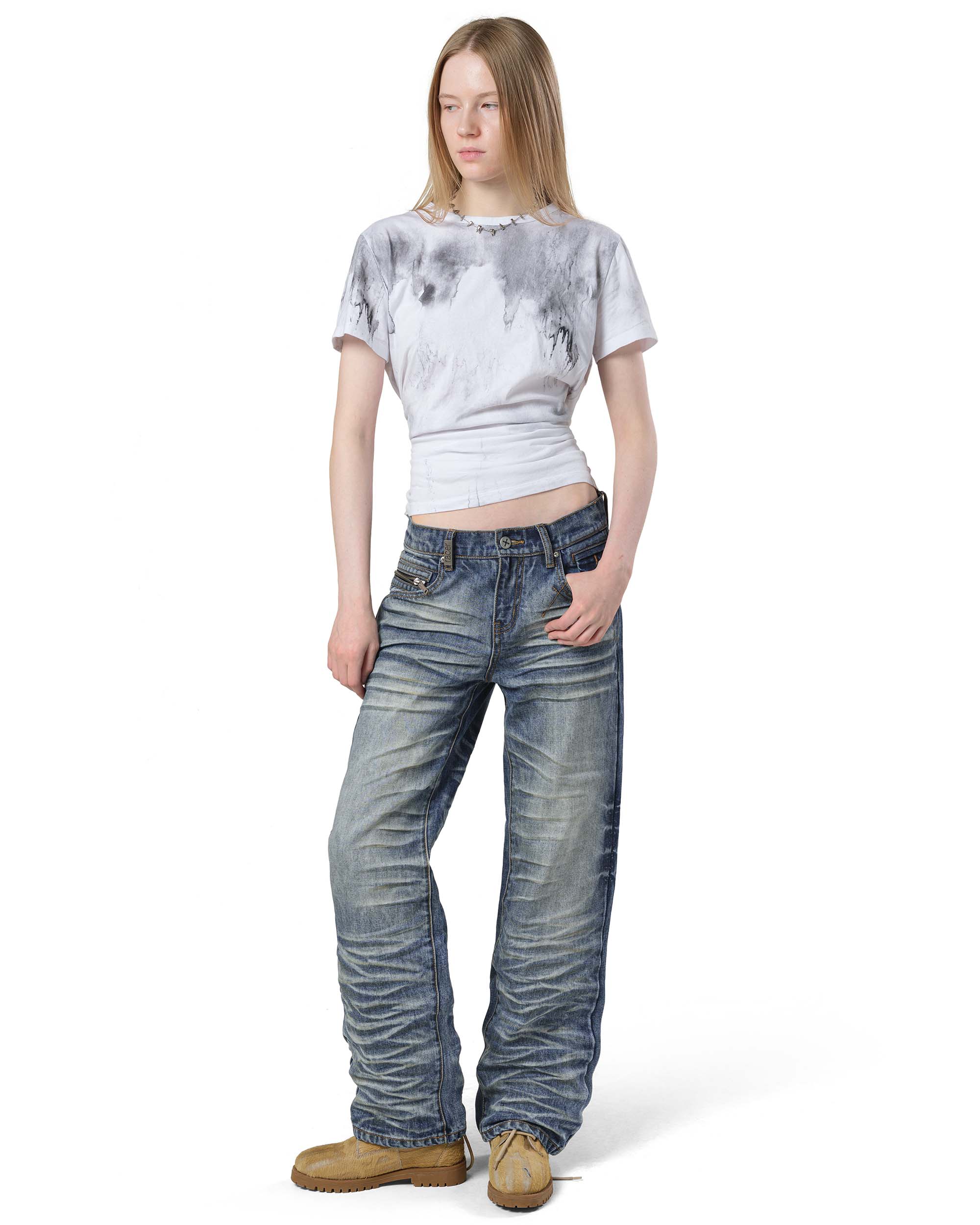 Light stacked denim