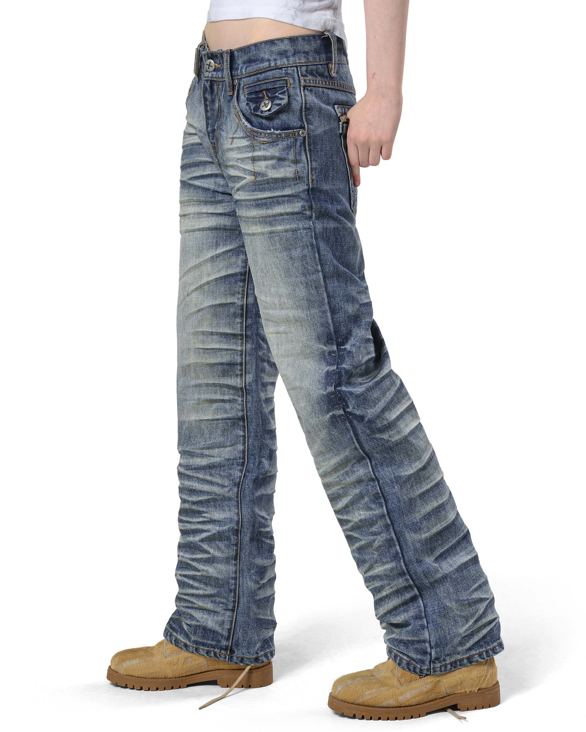 Light stacked denim