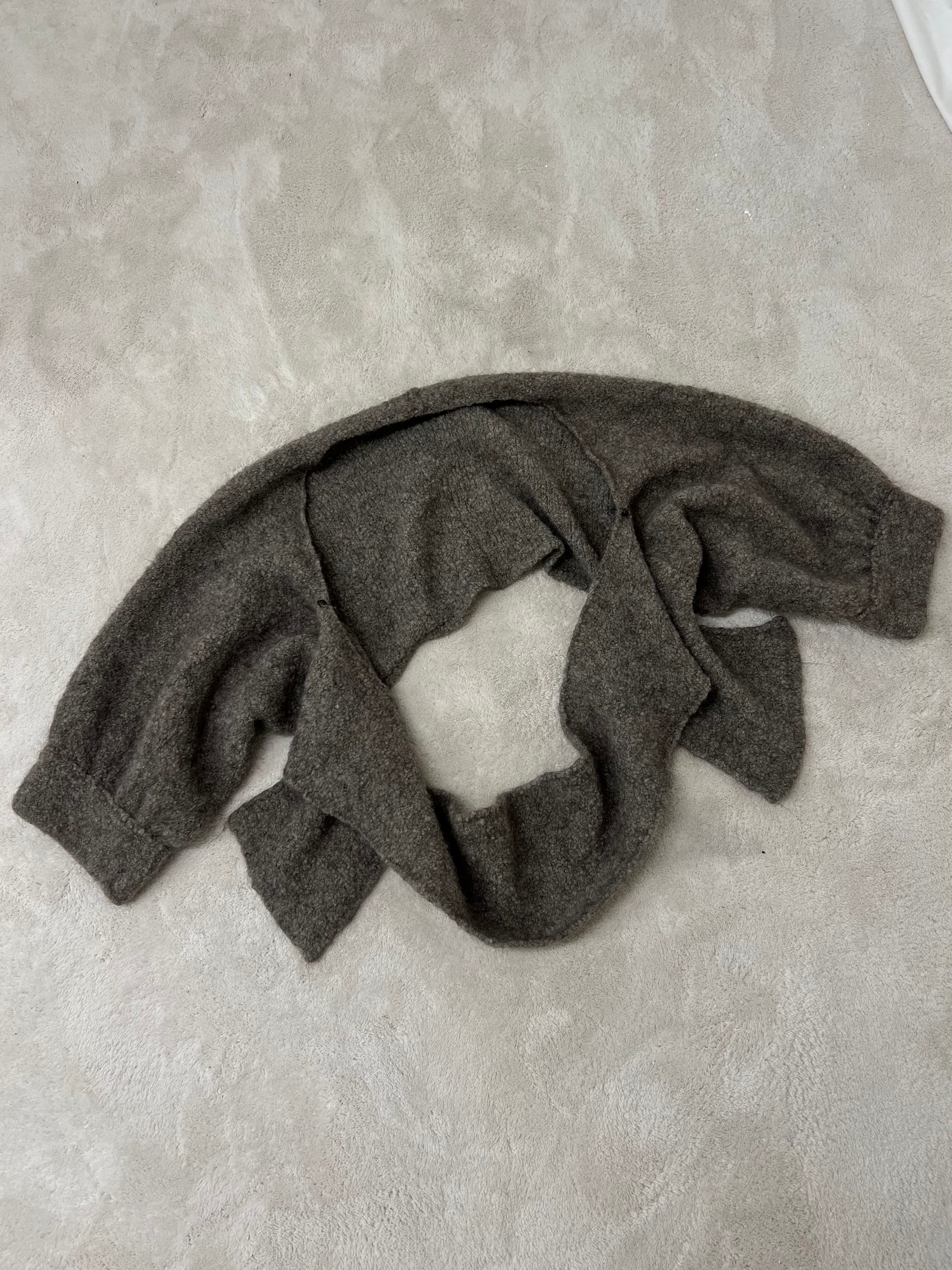 Asymmetrical cardigan