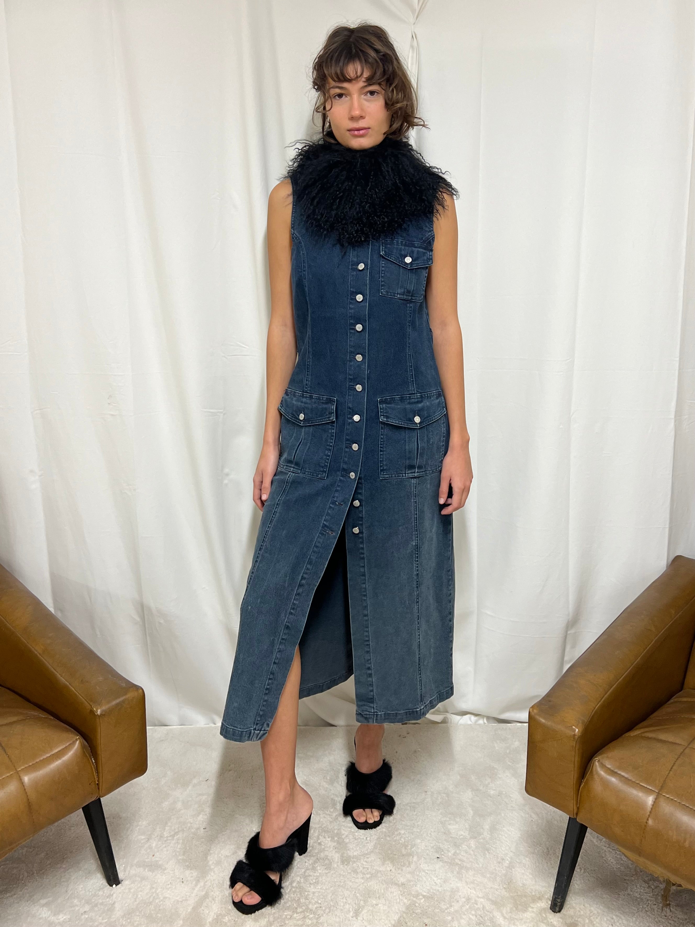 Denim dress