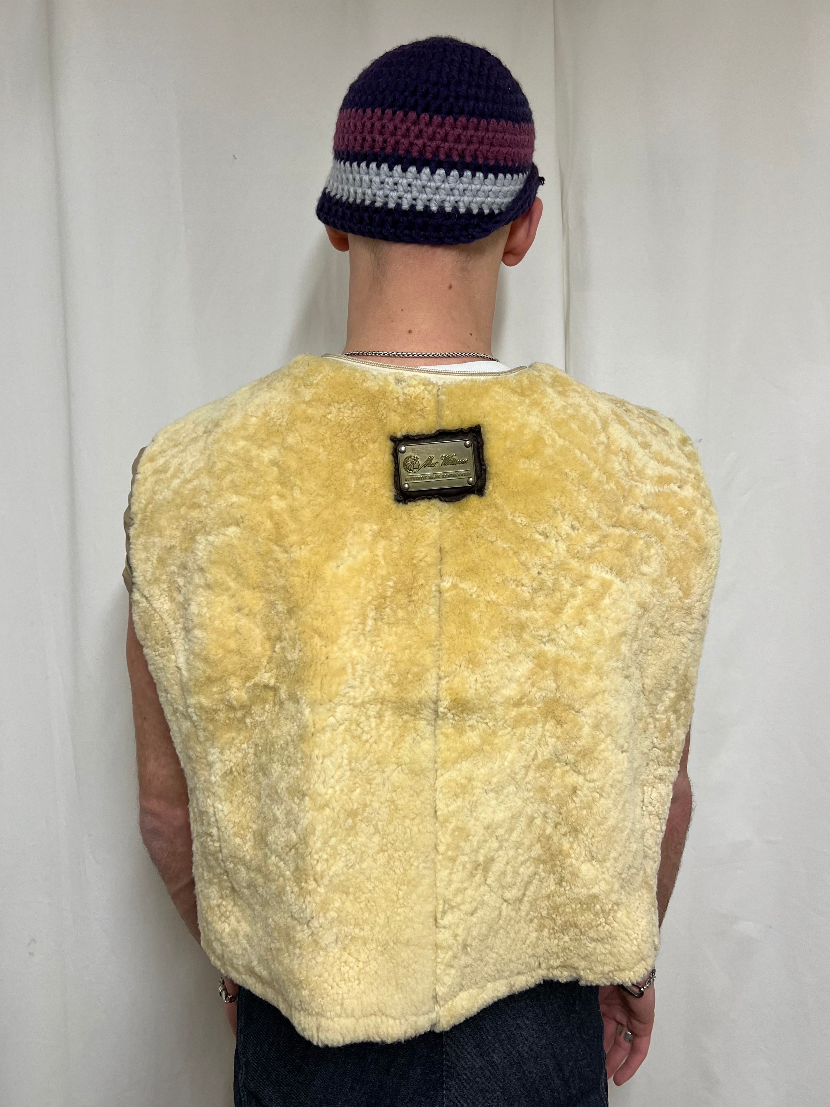 Shearling vest
