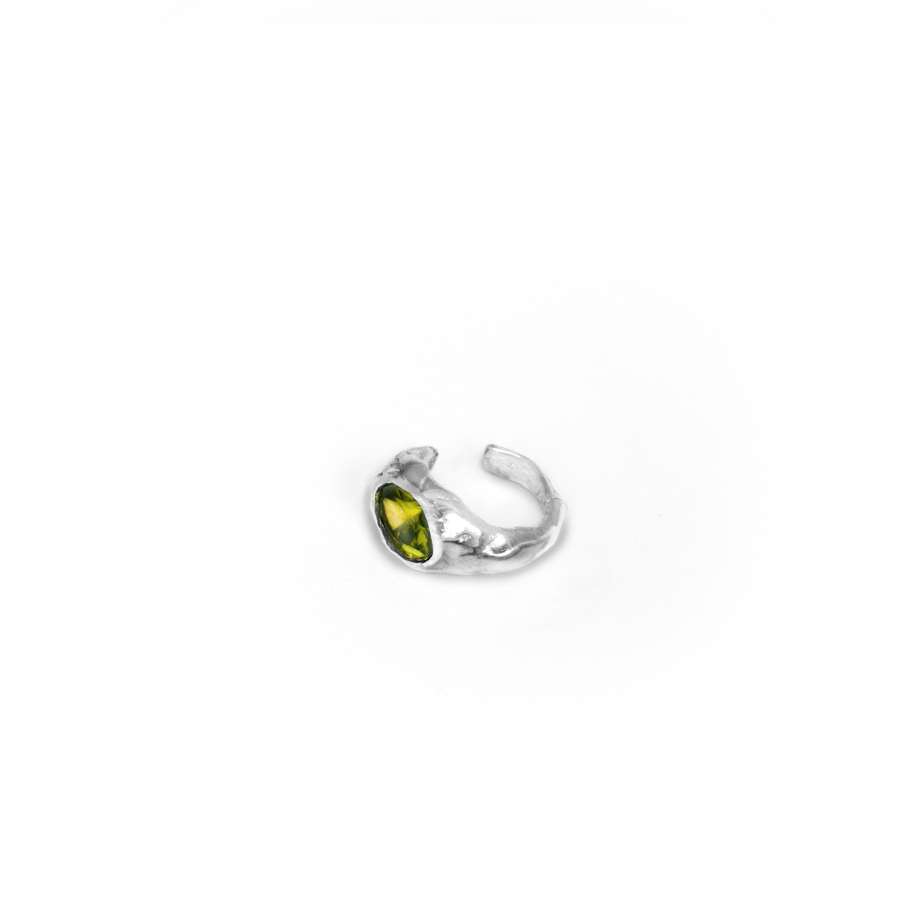 Fusion ear-cuff peridot