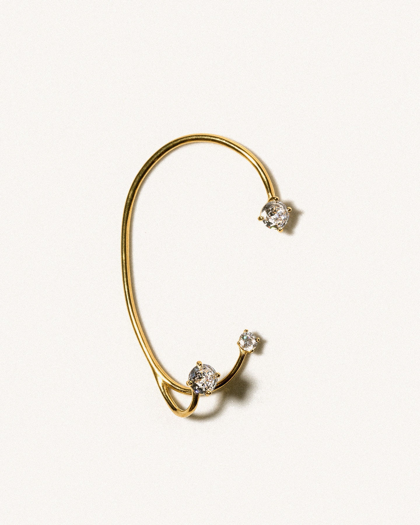 Three point ear cuff