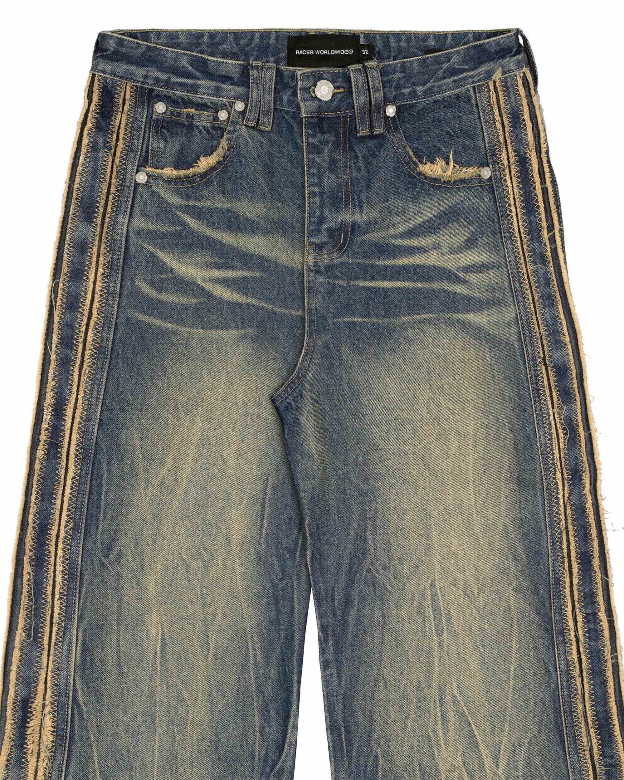 Blue scar jeans