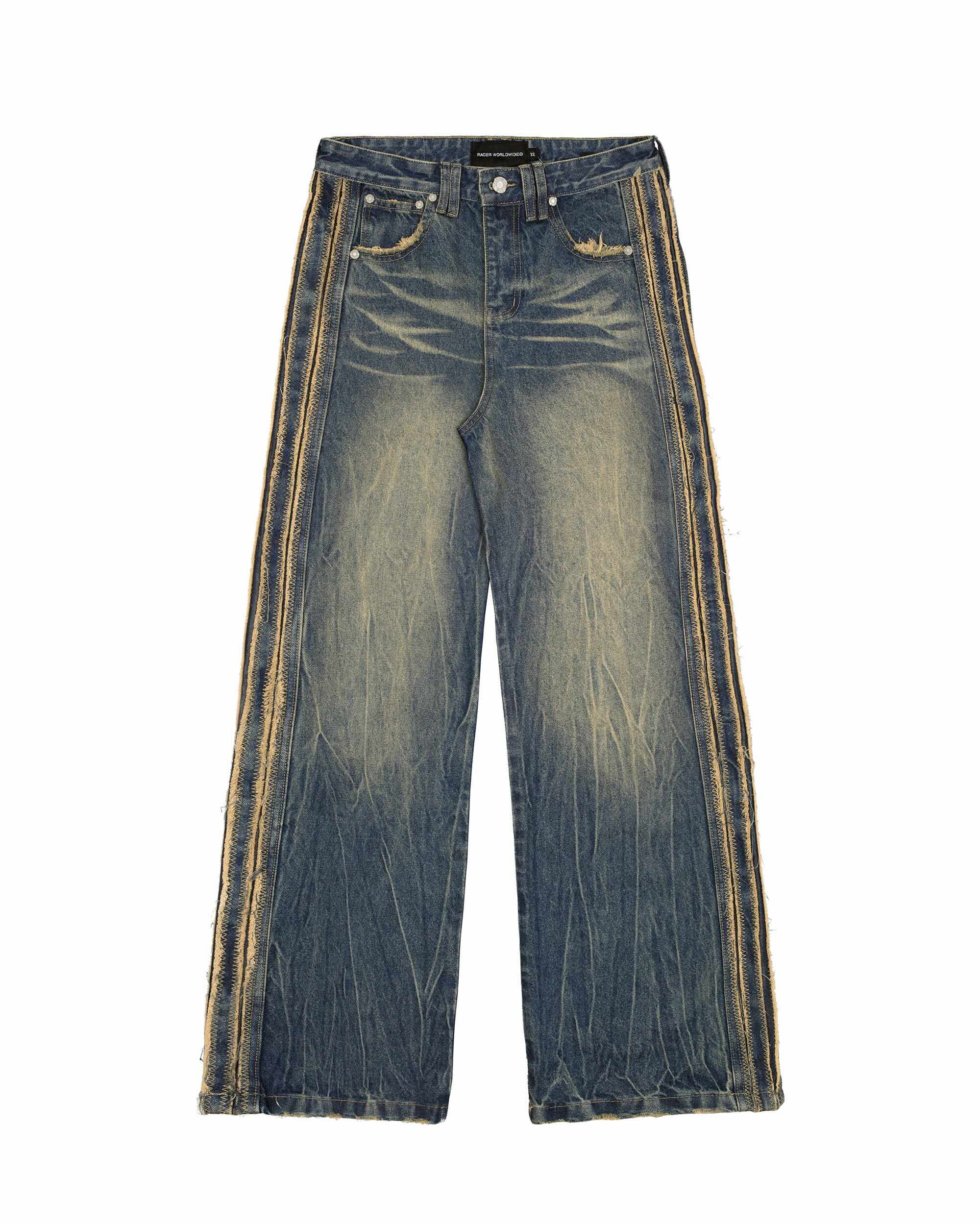 Blue scar jeans