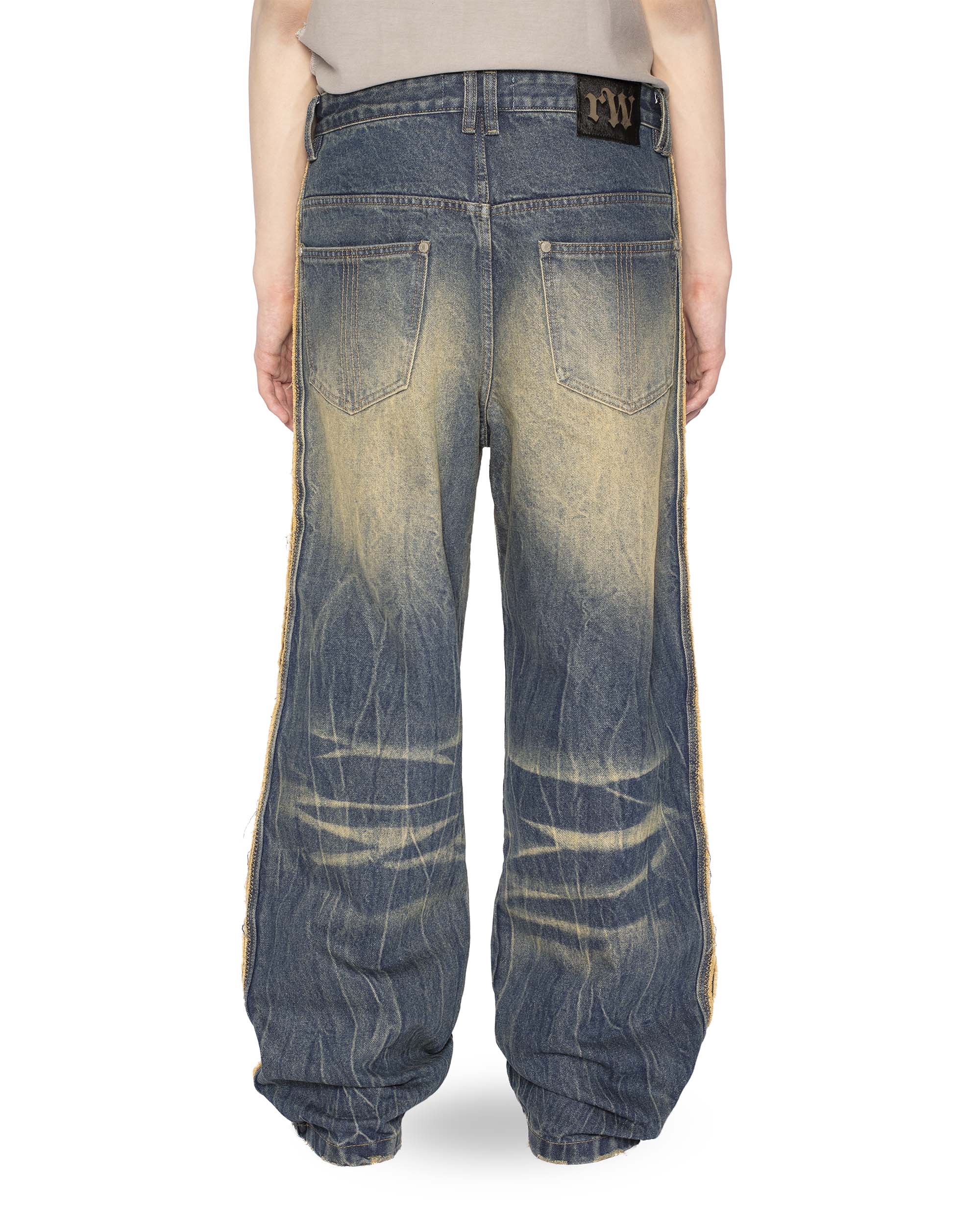 Blue scar jeans