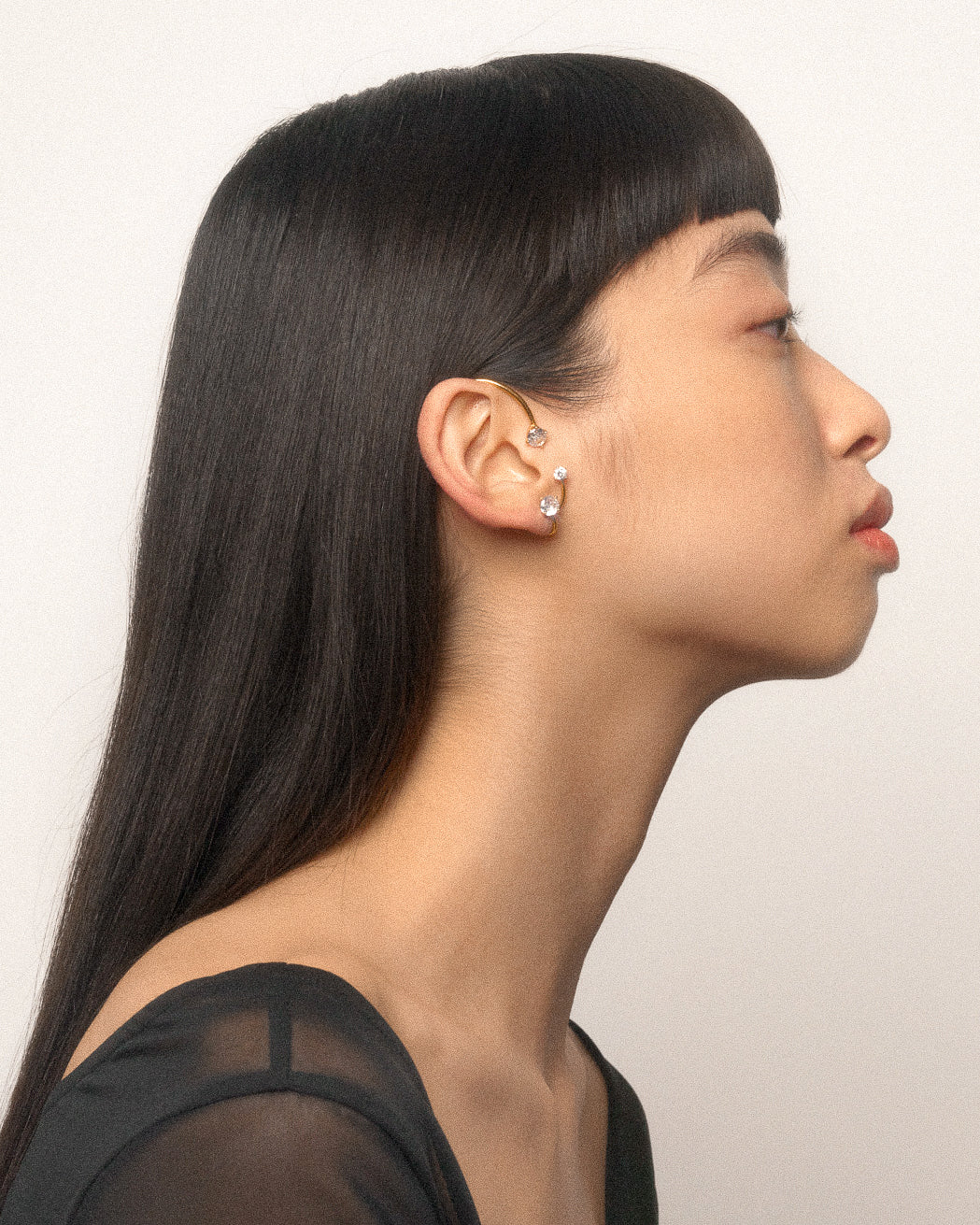 Three point ear cuff