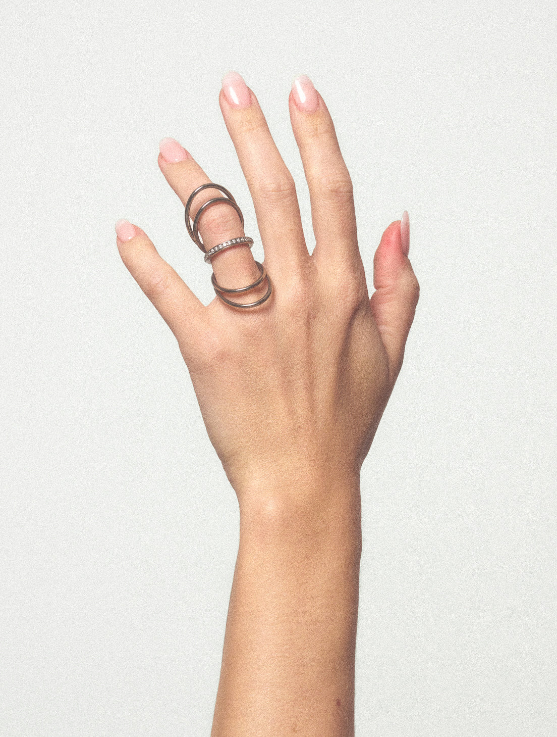 Solar crystal ring
