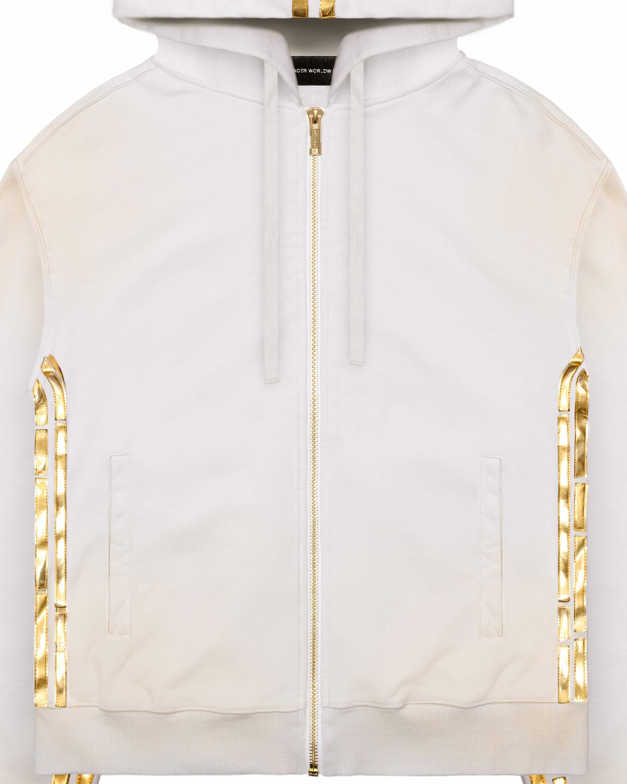 Faded gold track hoodie