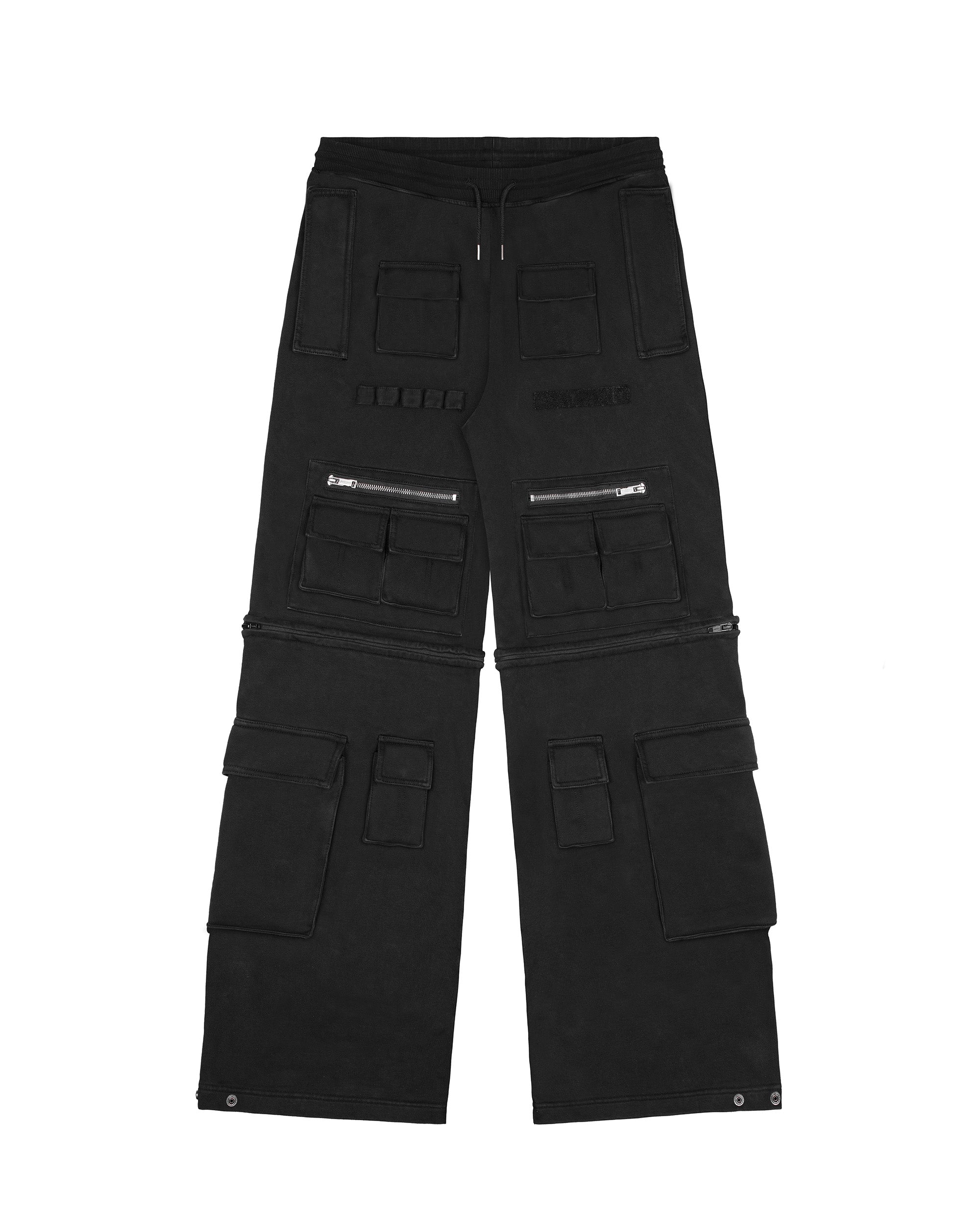Convertible utility sweatpants