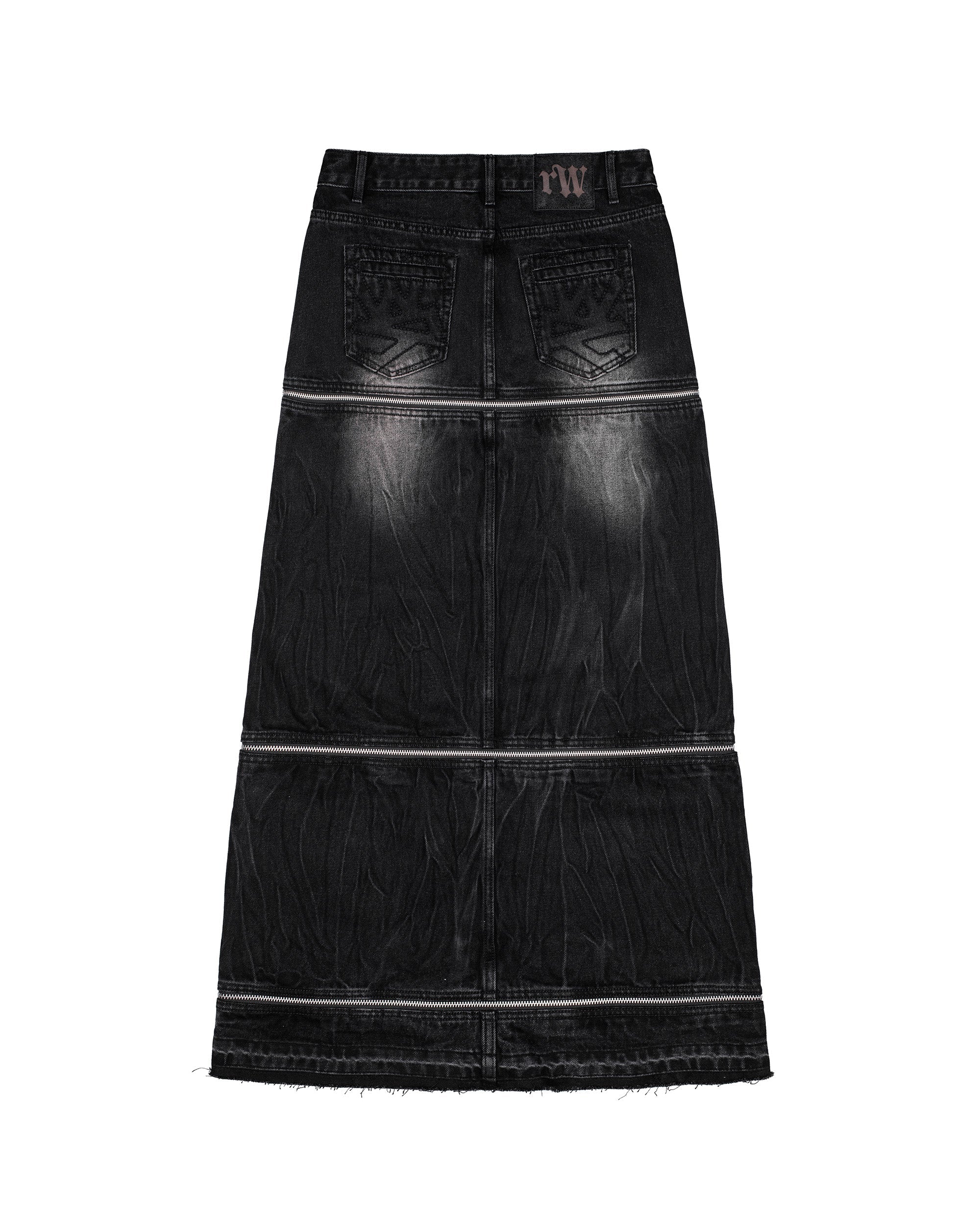 Transformer zip skirt
