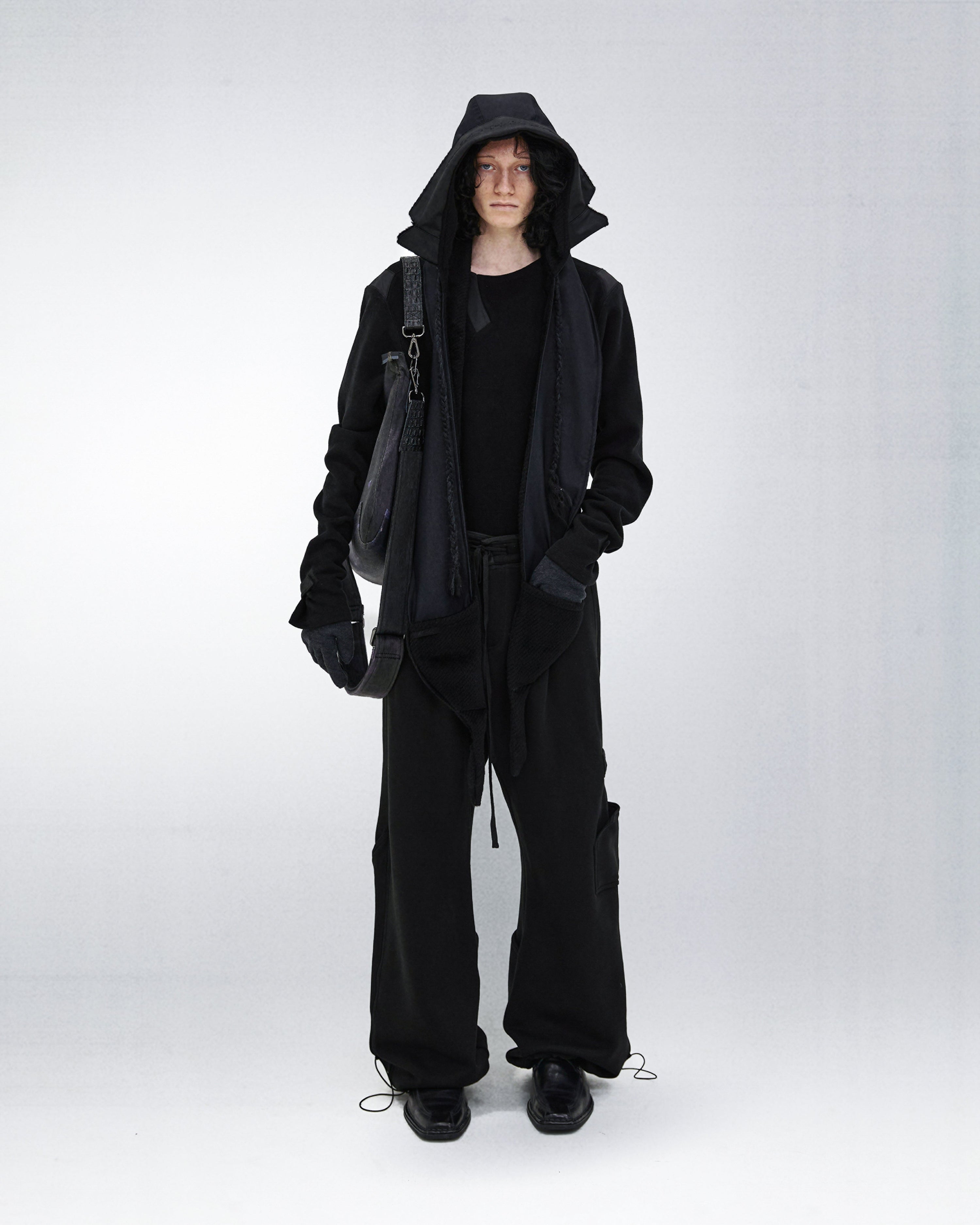 Reversible hooded muffler