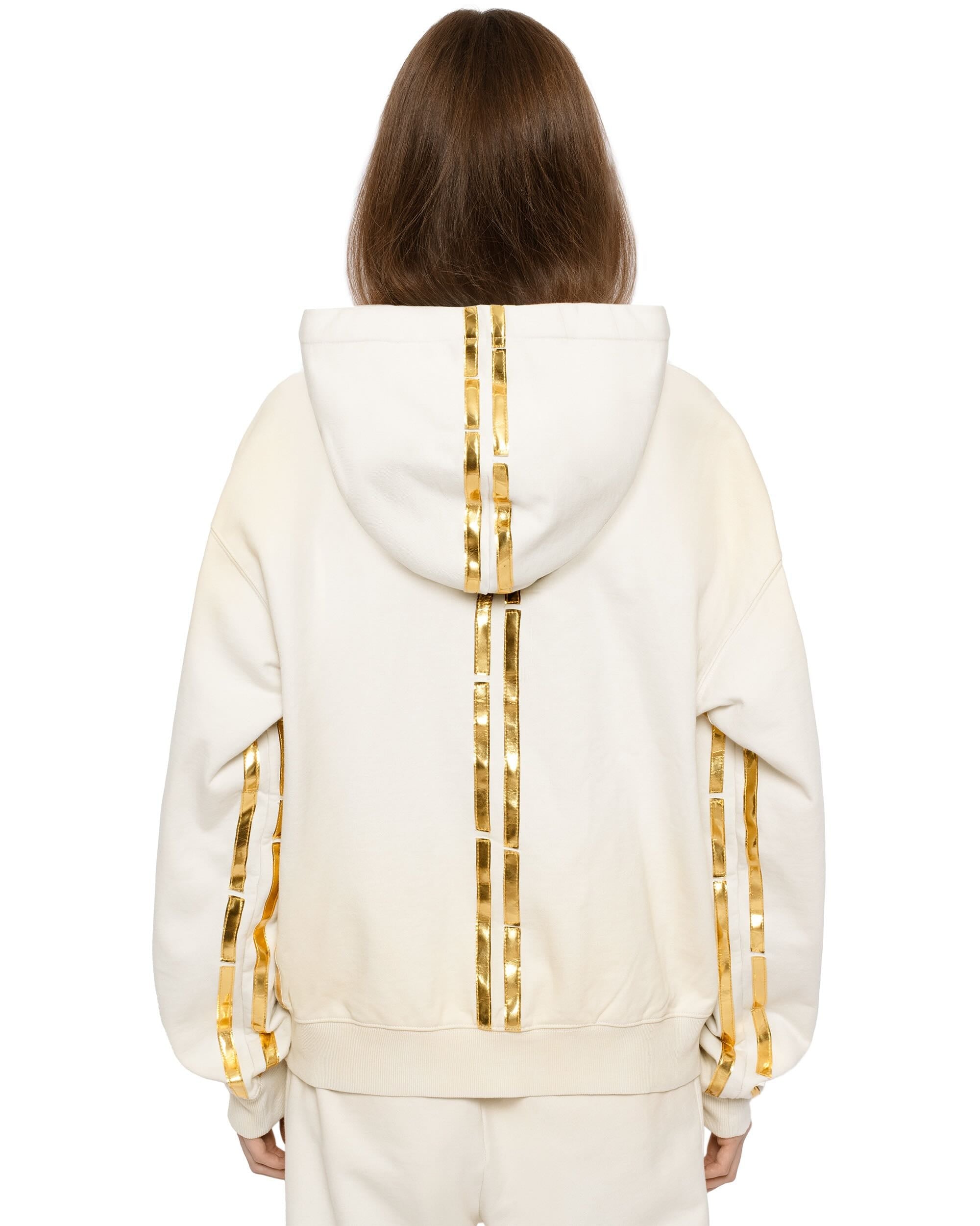 Faded gold track hoodie