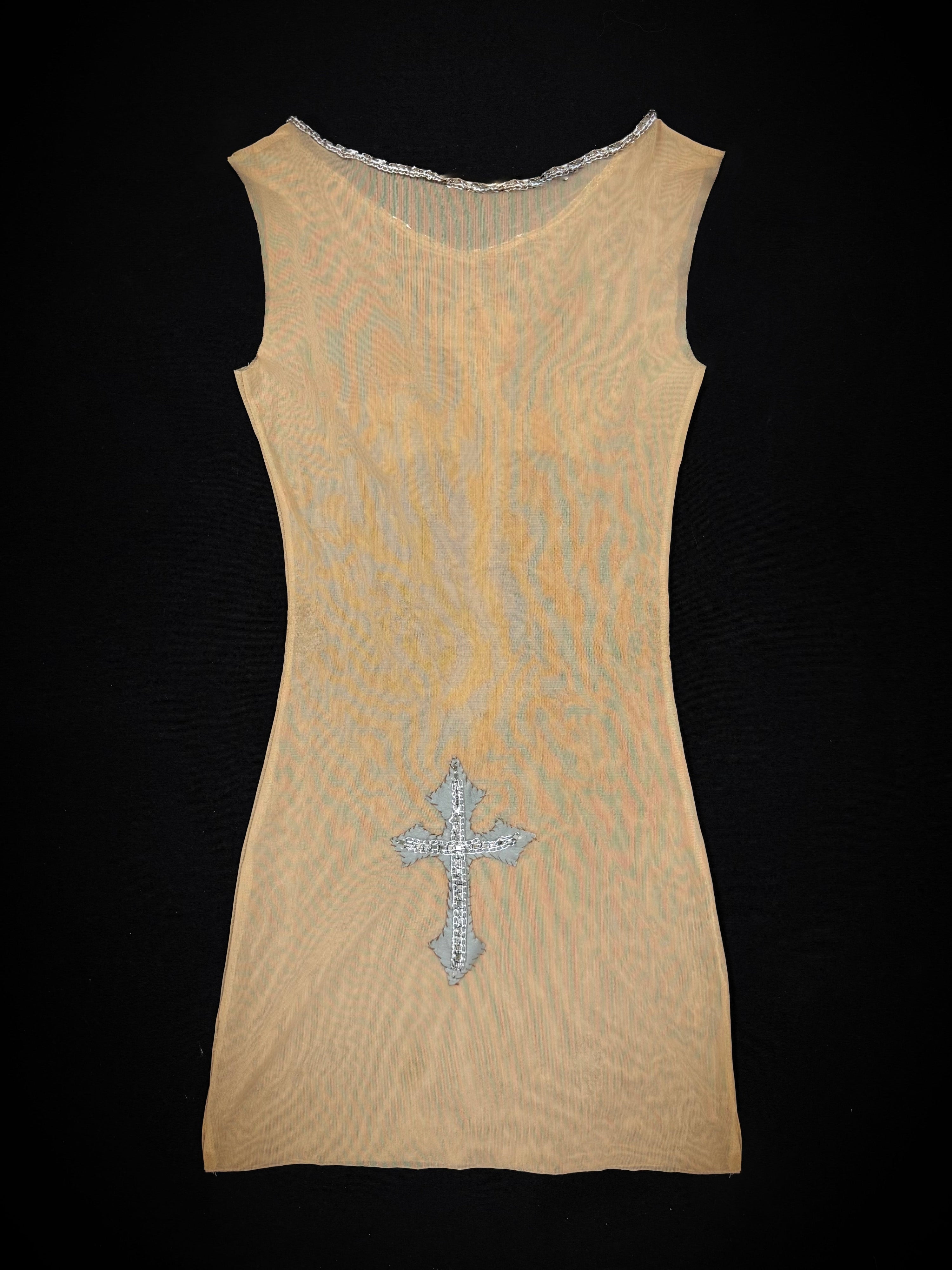 Crucifix mini dress