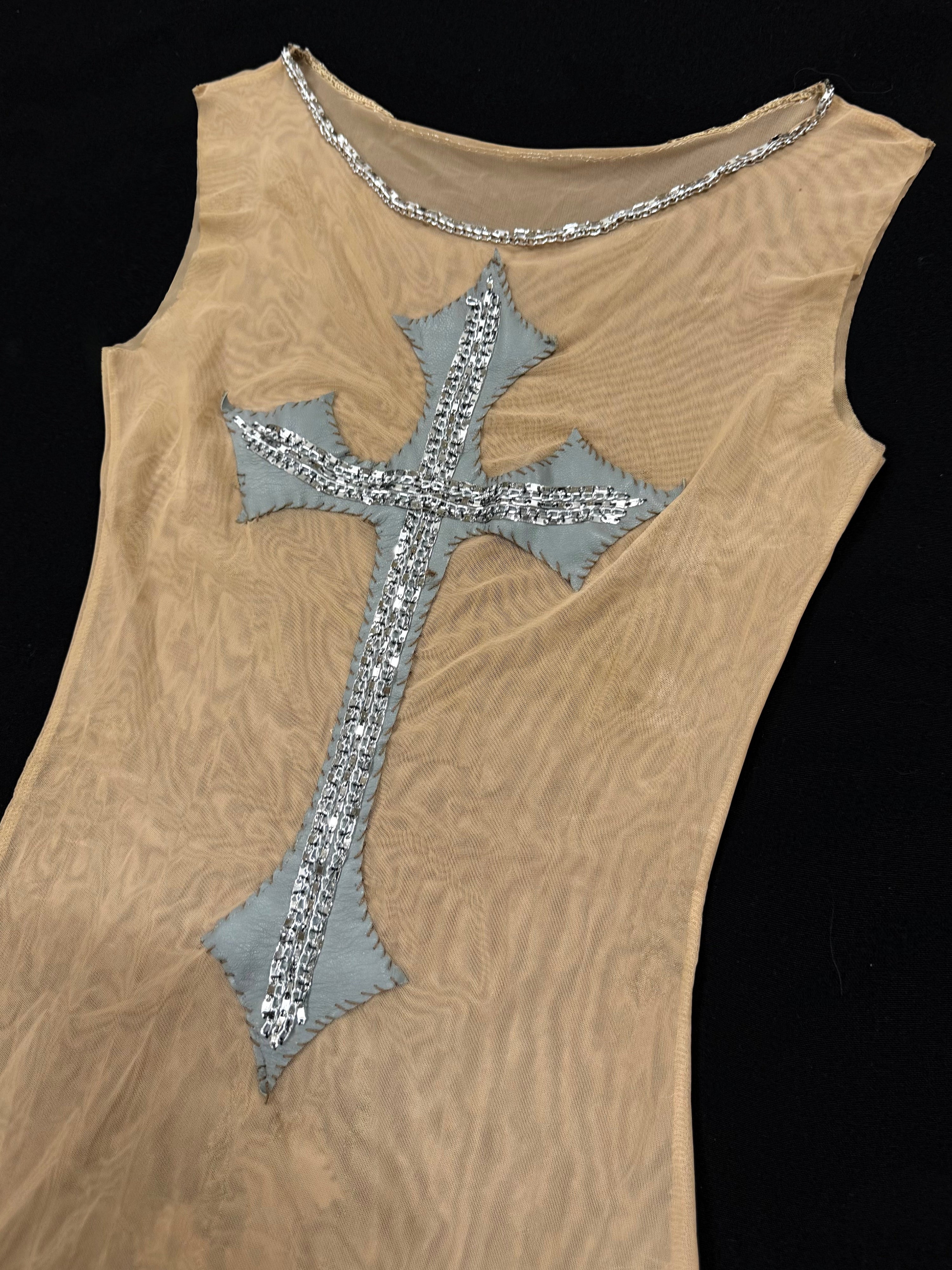 Crucifix mini dress