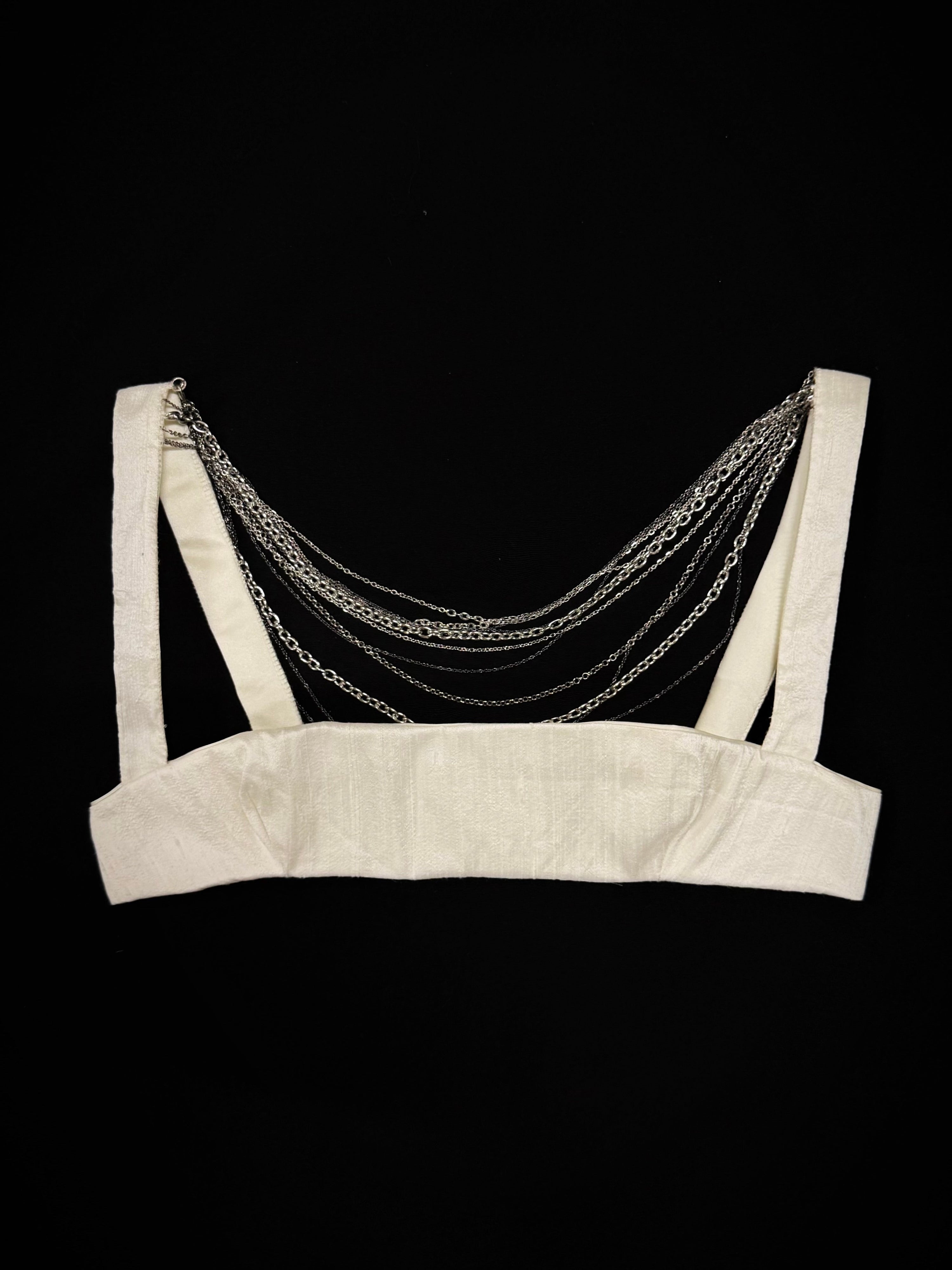 Silk chain top