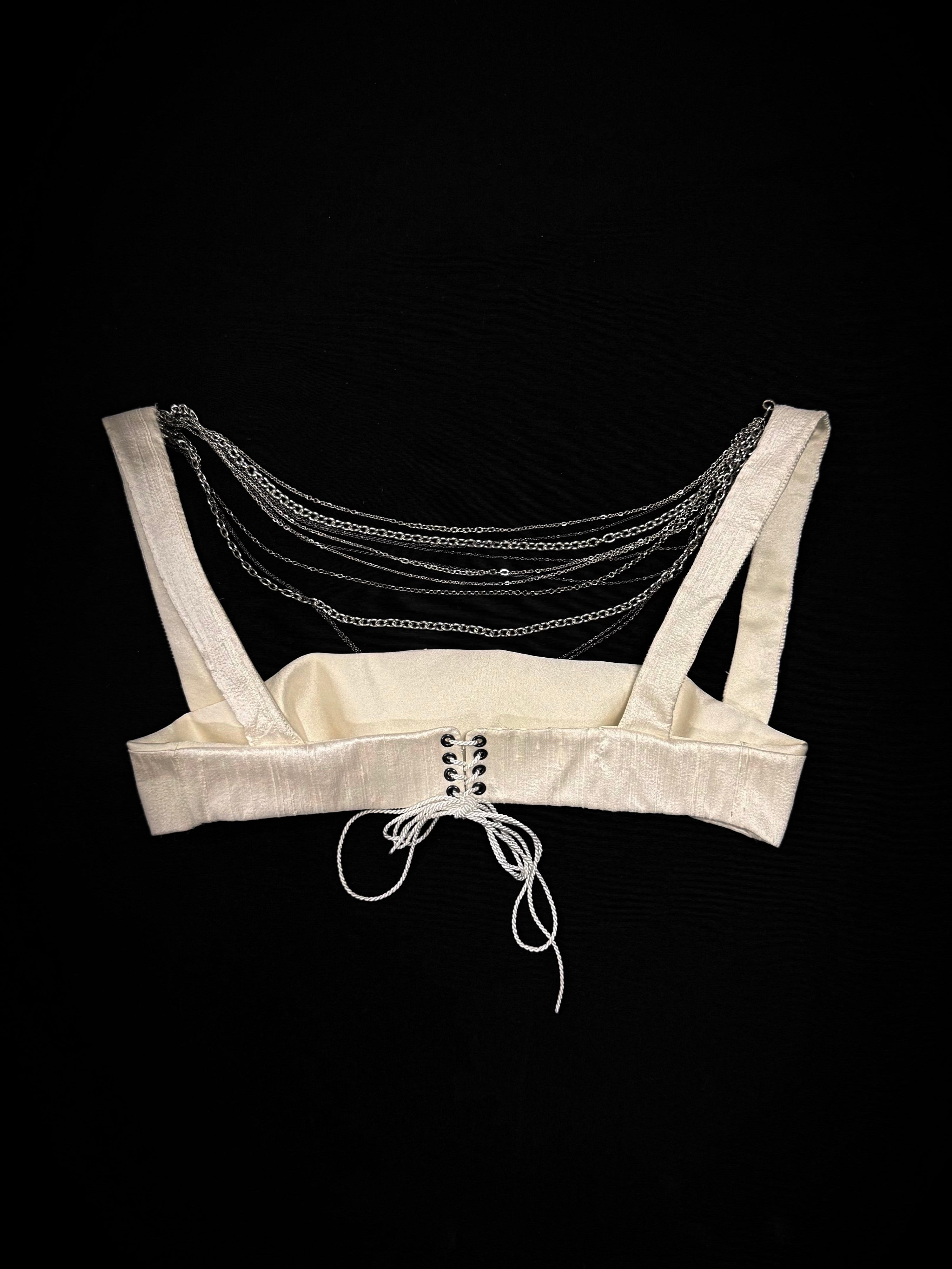 Silk chain top