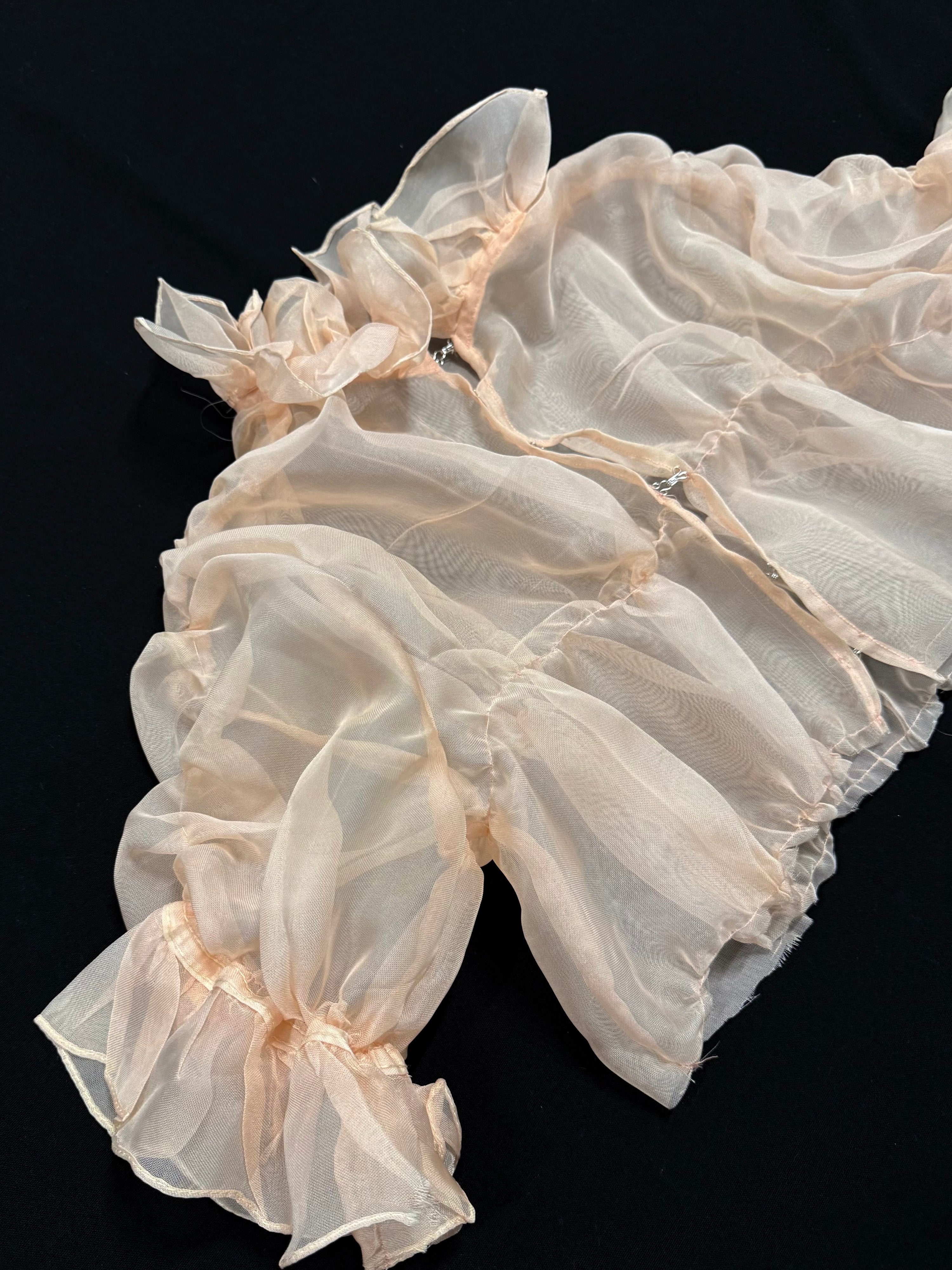 Babydoll silk blouse