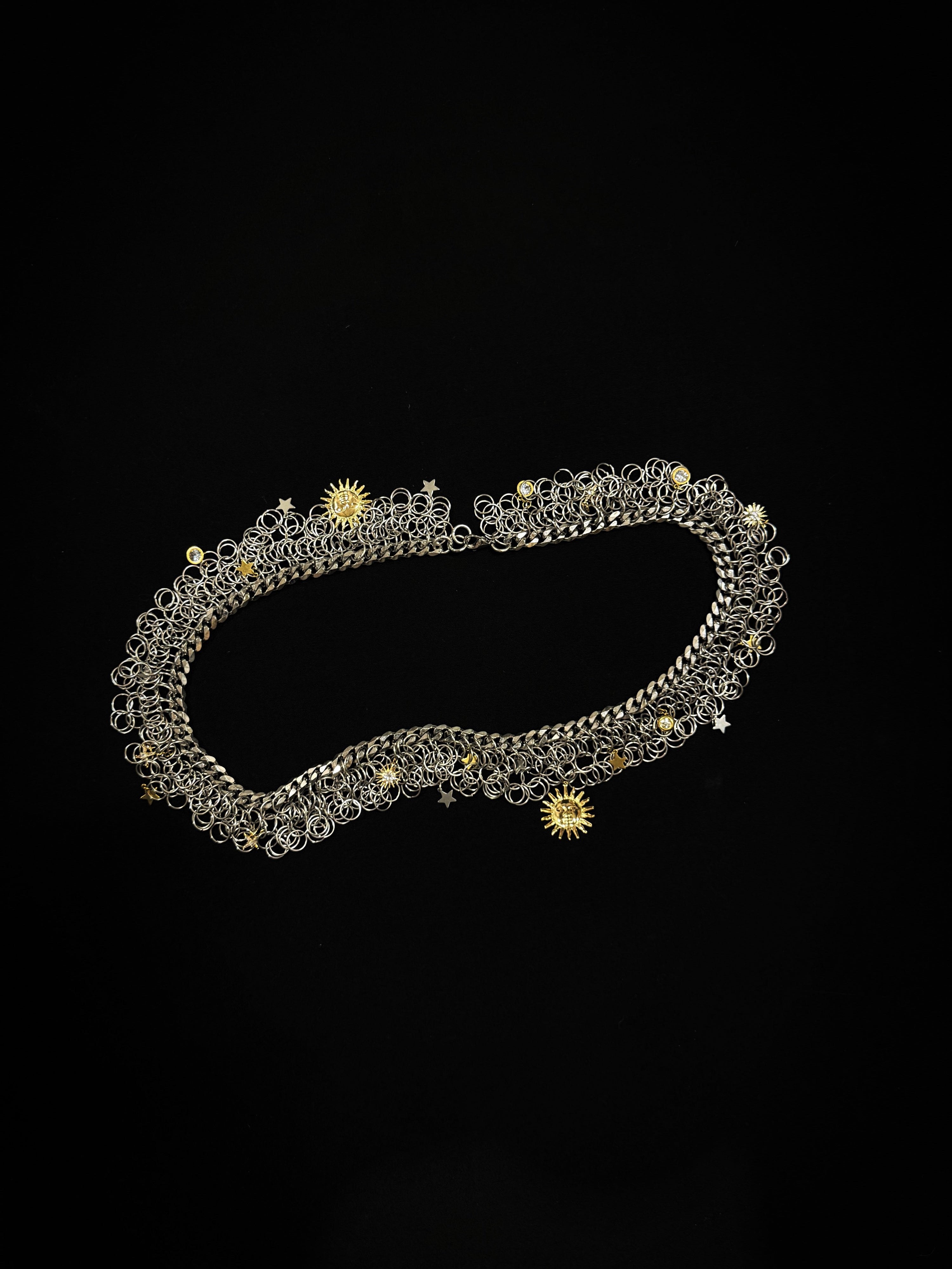 Metal chainmail belt