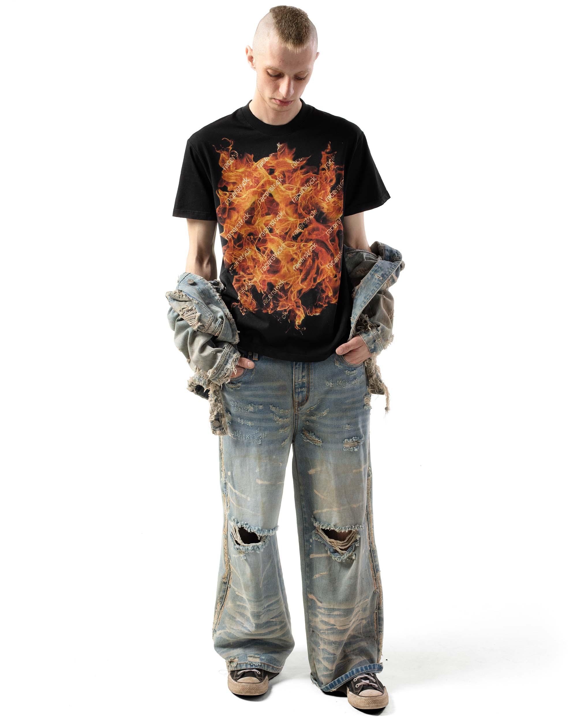 Flame racerstock t-shirt