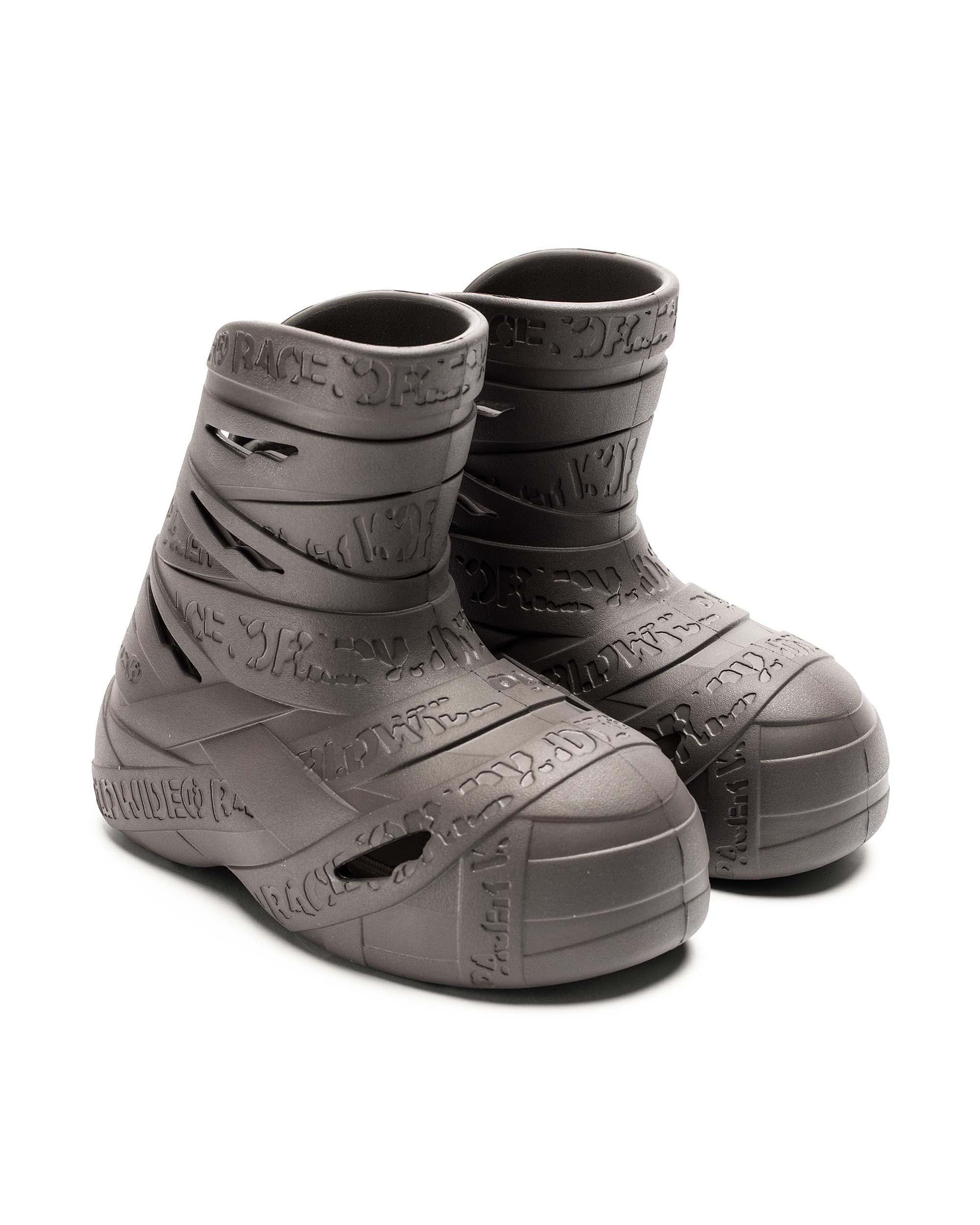 Brown foam boot