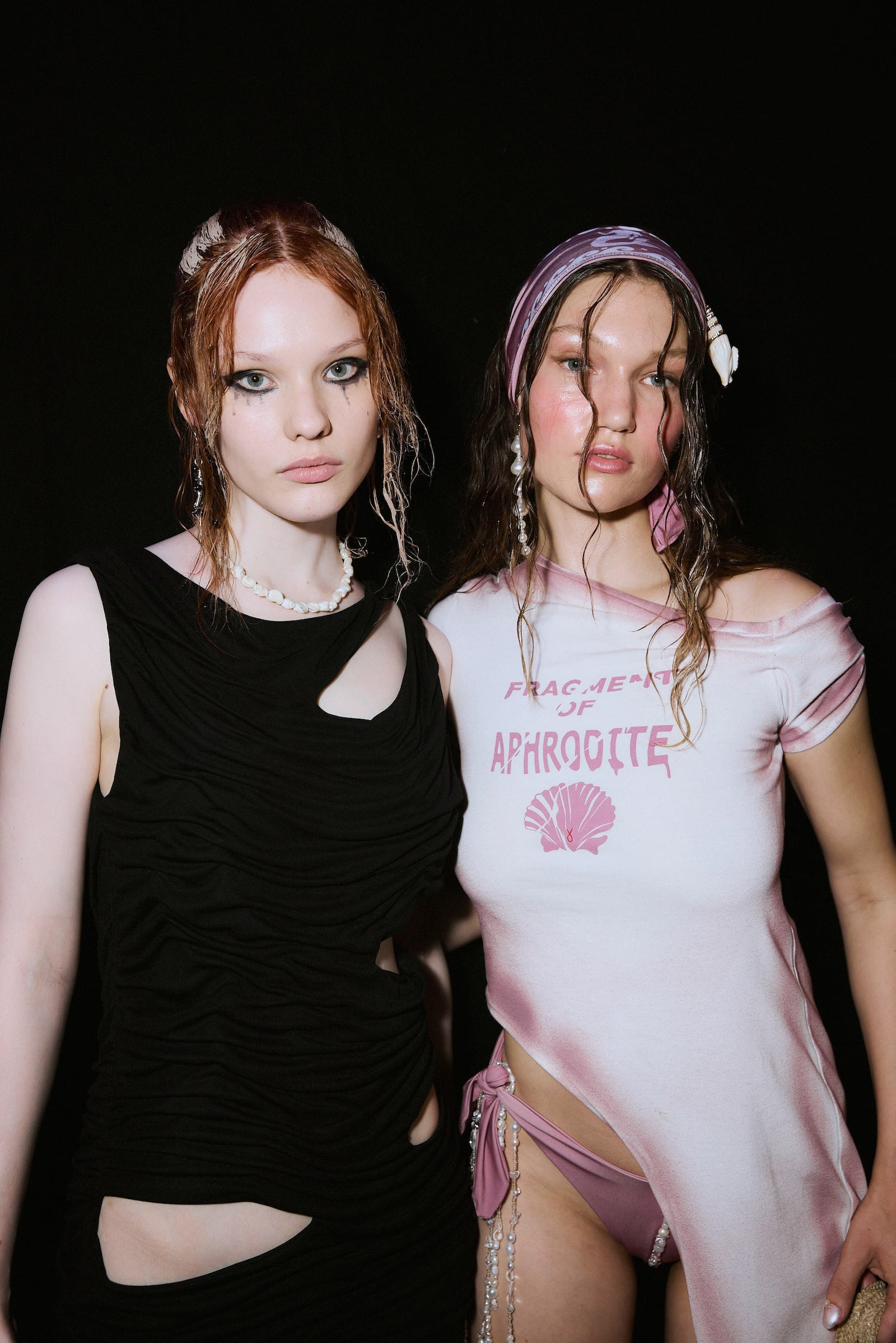 Fragment of aphrodite asymmetrical top
