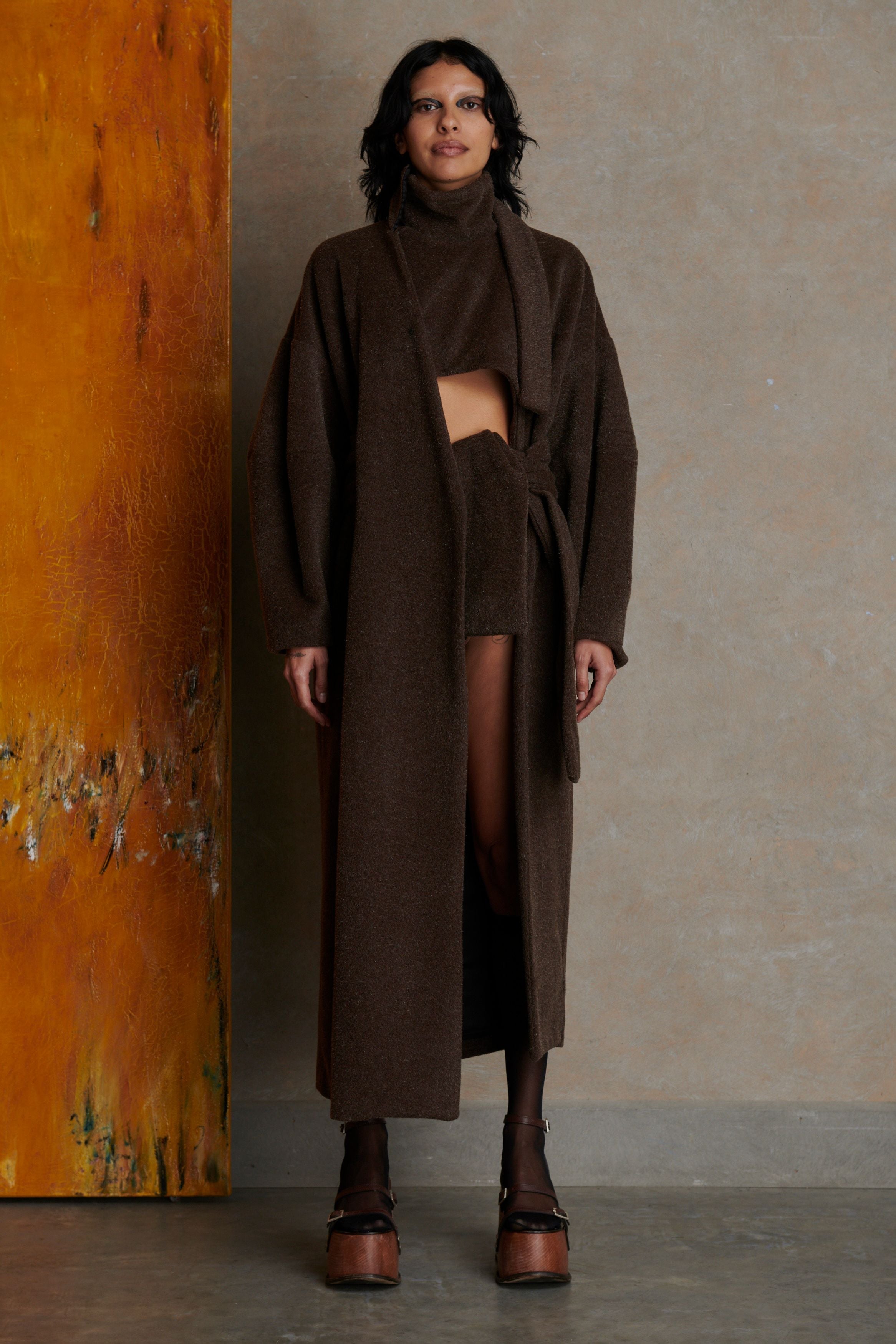 Manola coat - brown