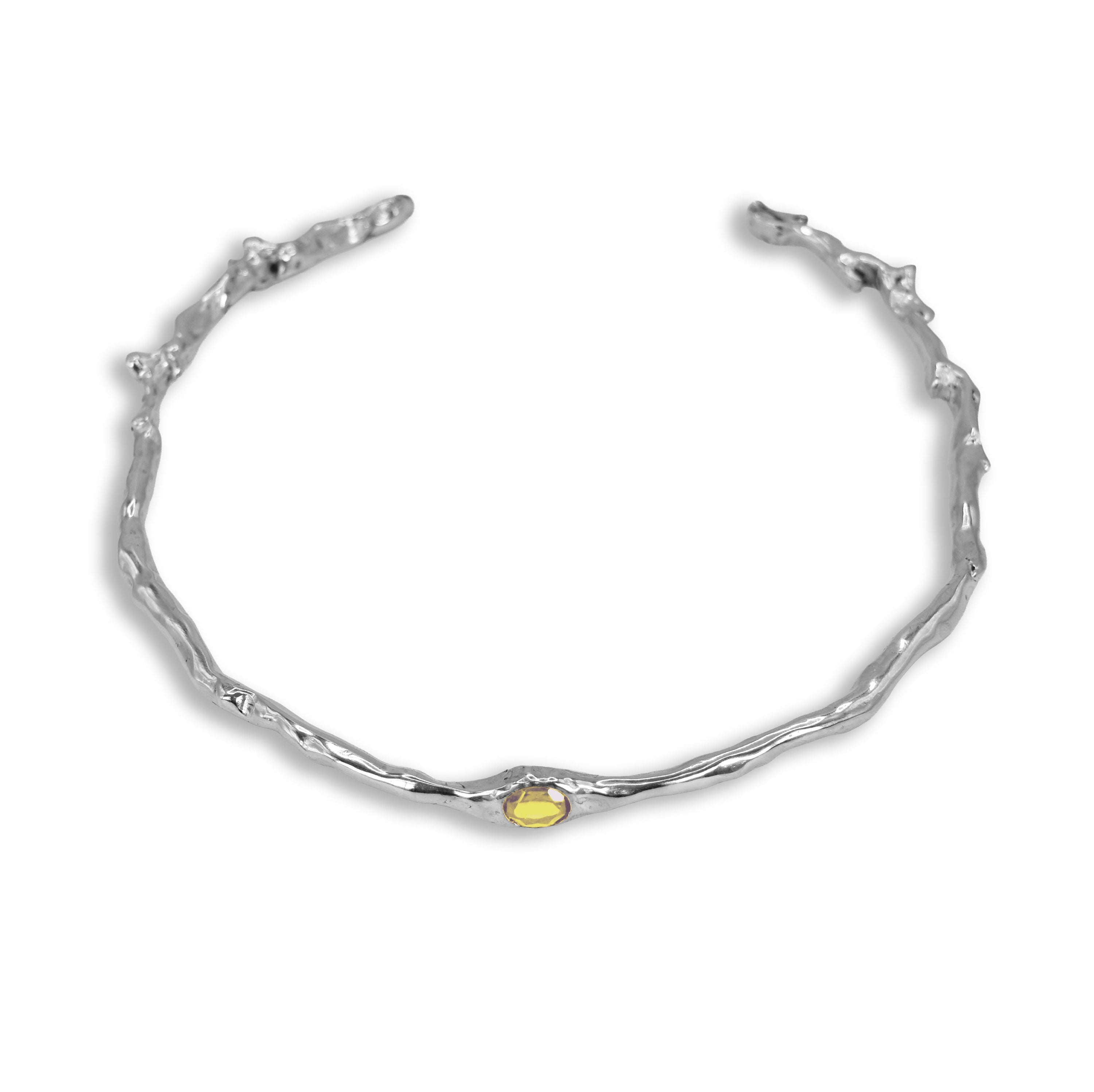 Fusion choker citrine