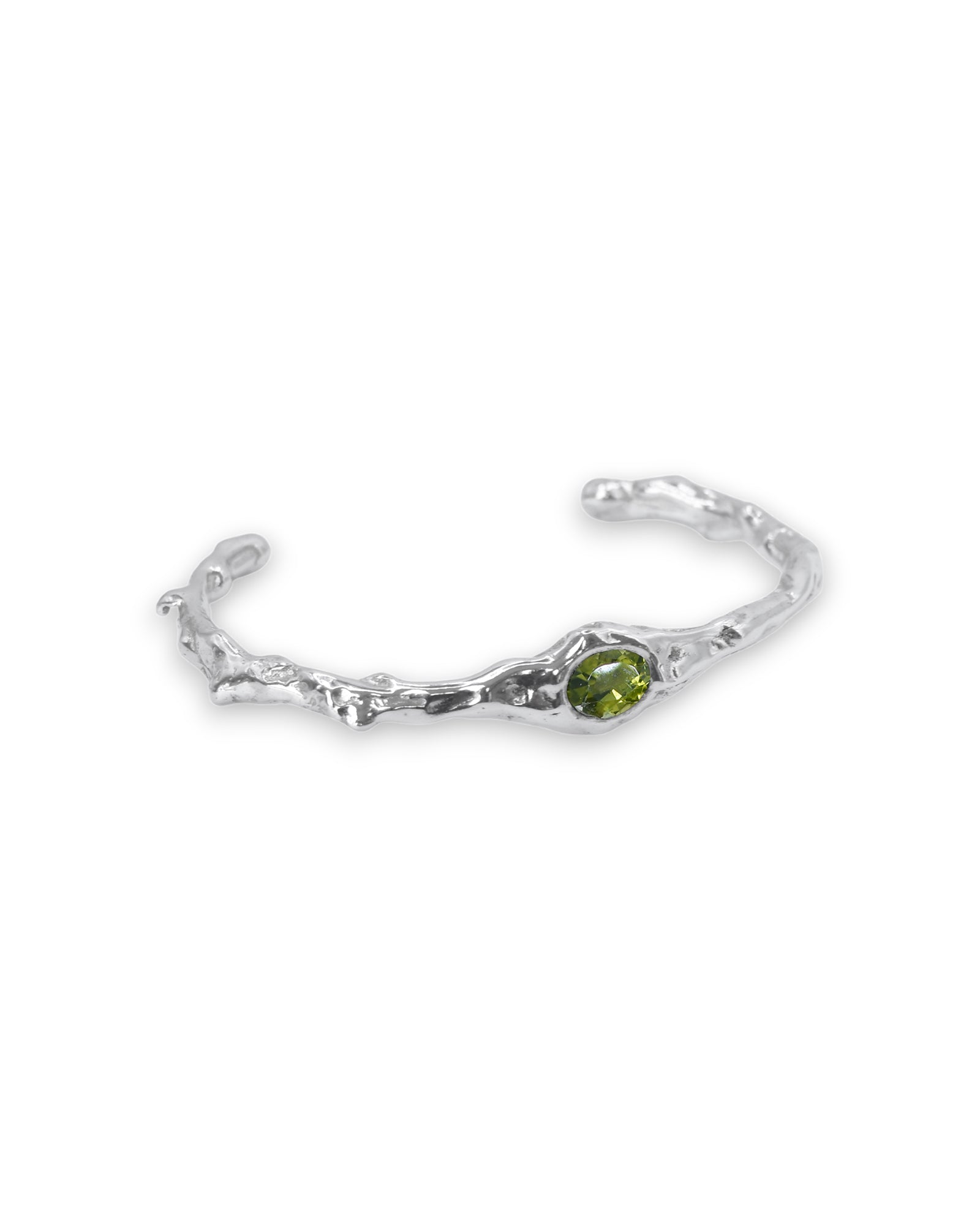 Fusion band peridot bracelet