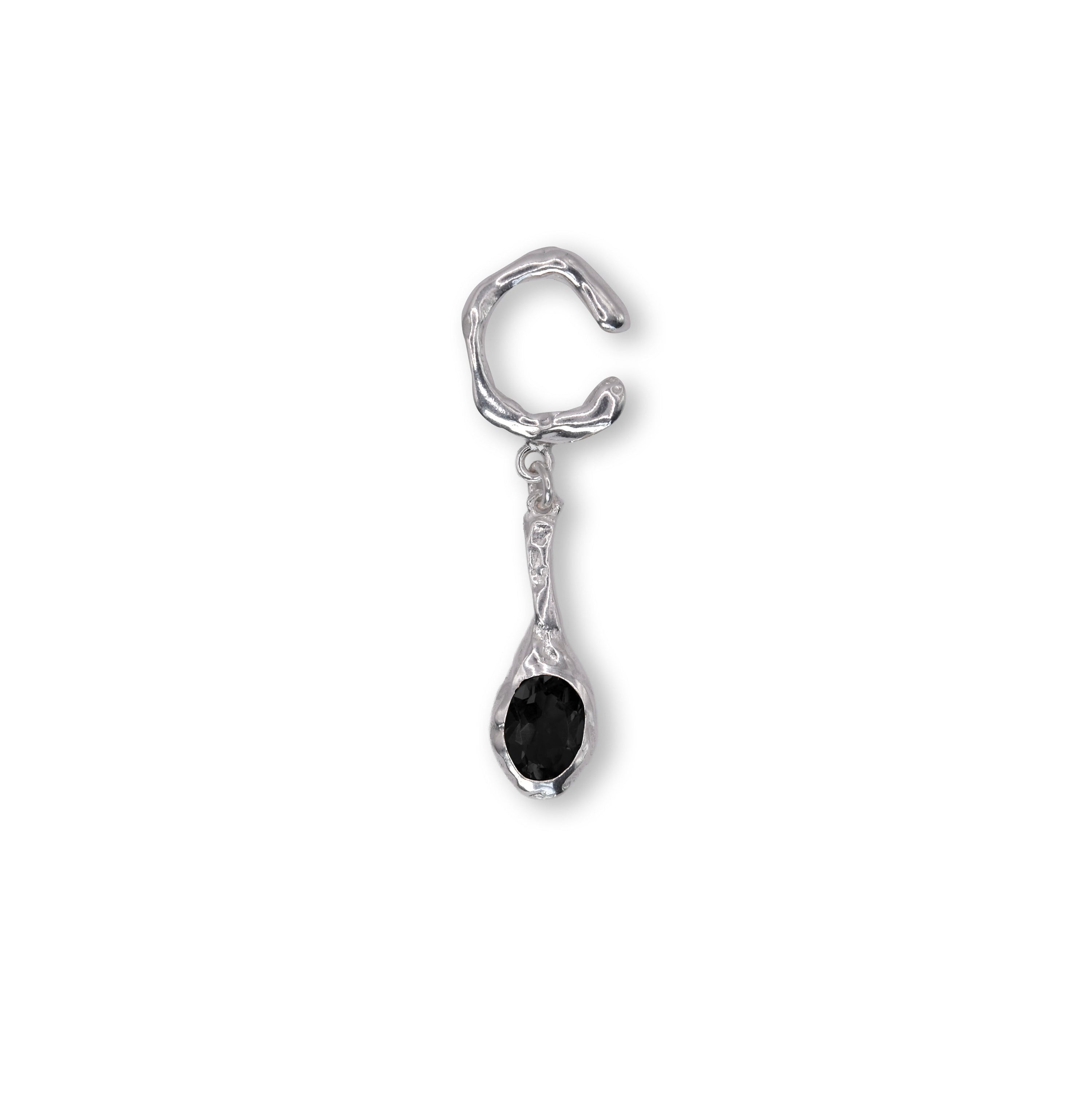 Fusion drop ear-cuff onix