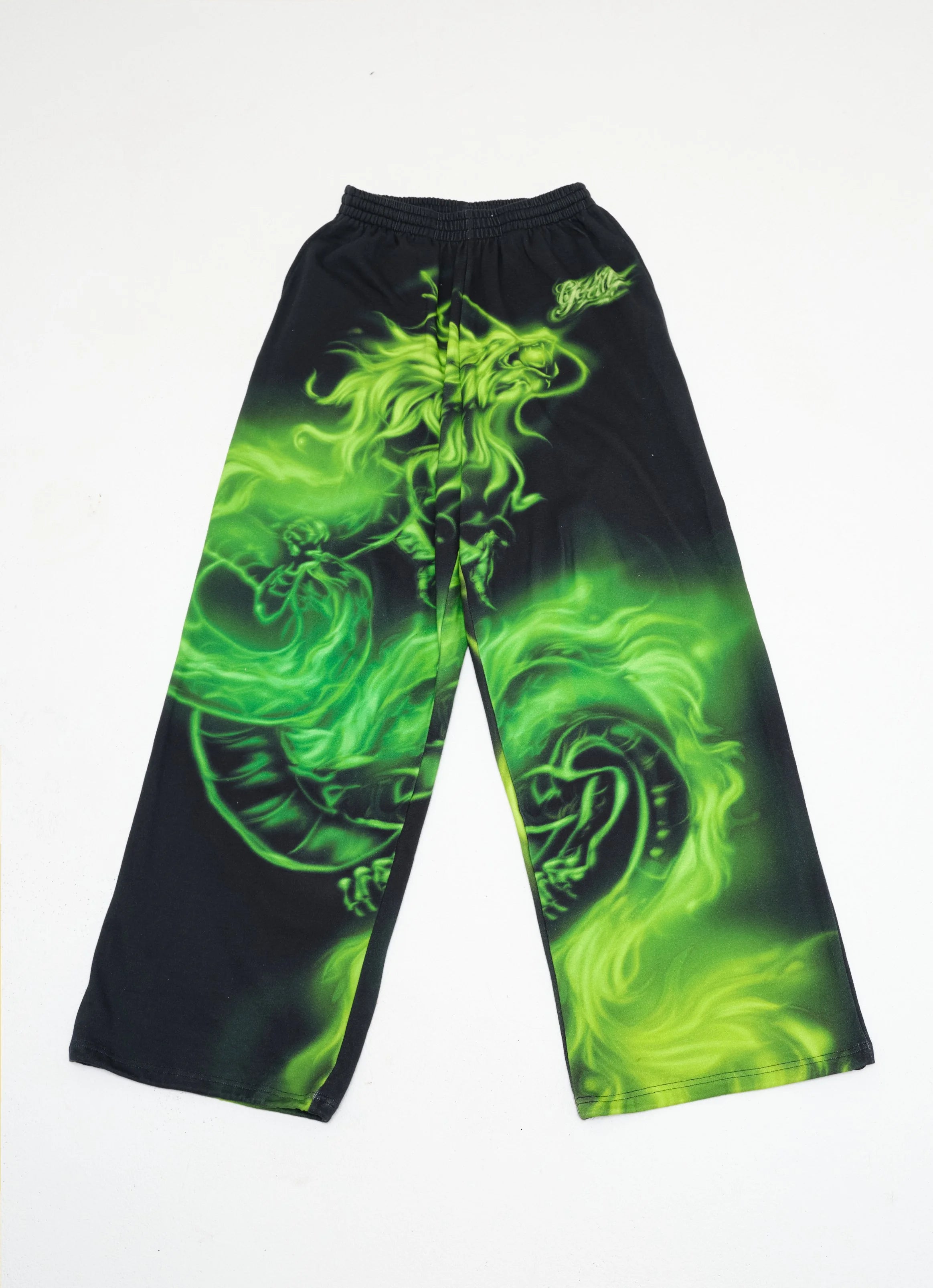 Wide-leg sweatpants