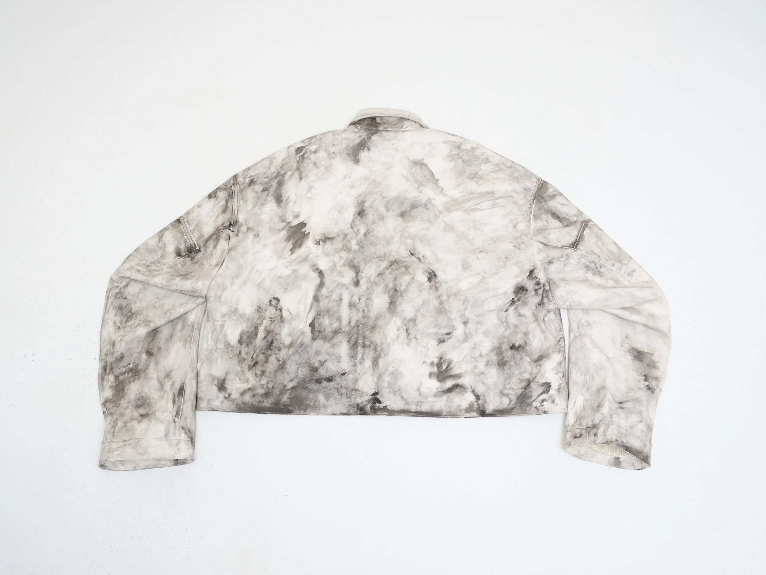 Leather workwear jacket
