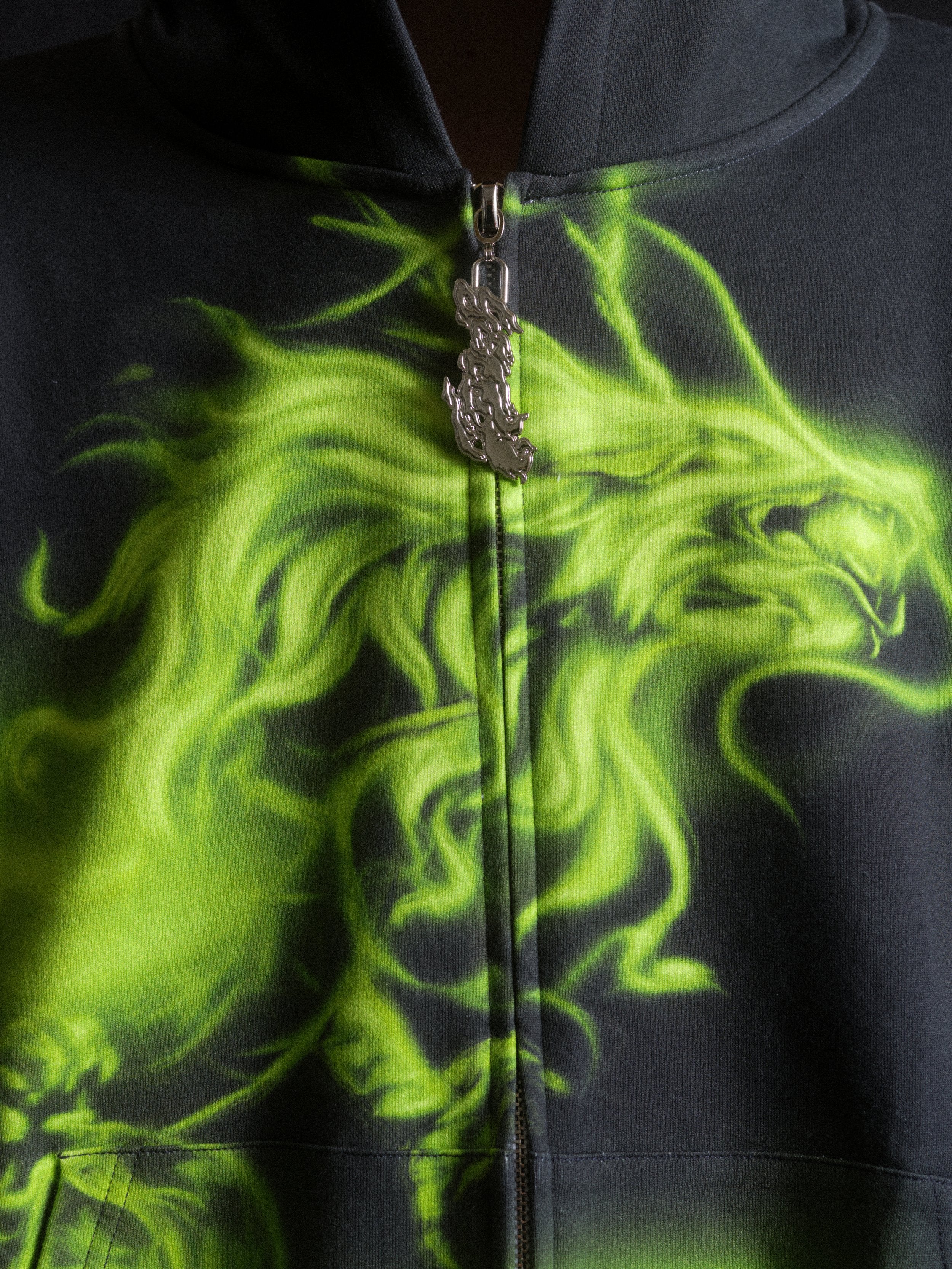 Printed oversized hoodie