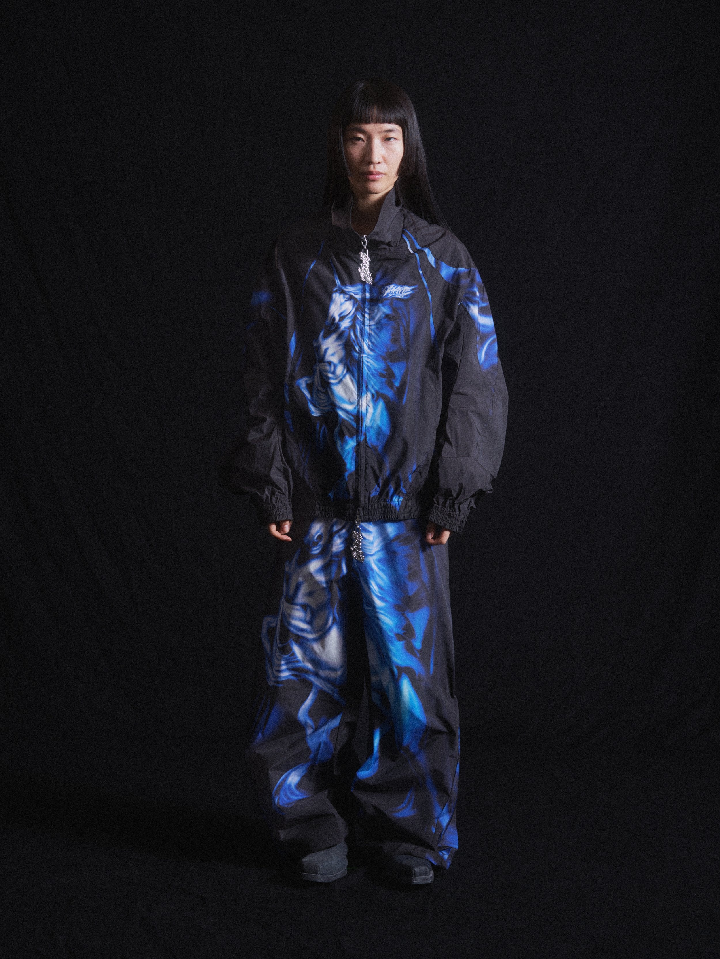 Printed track jacket