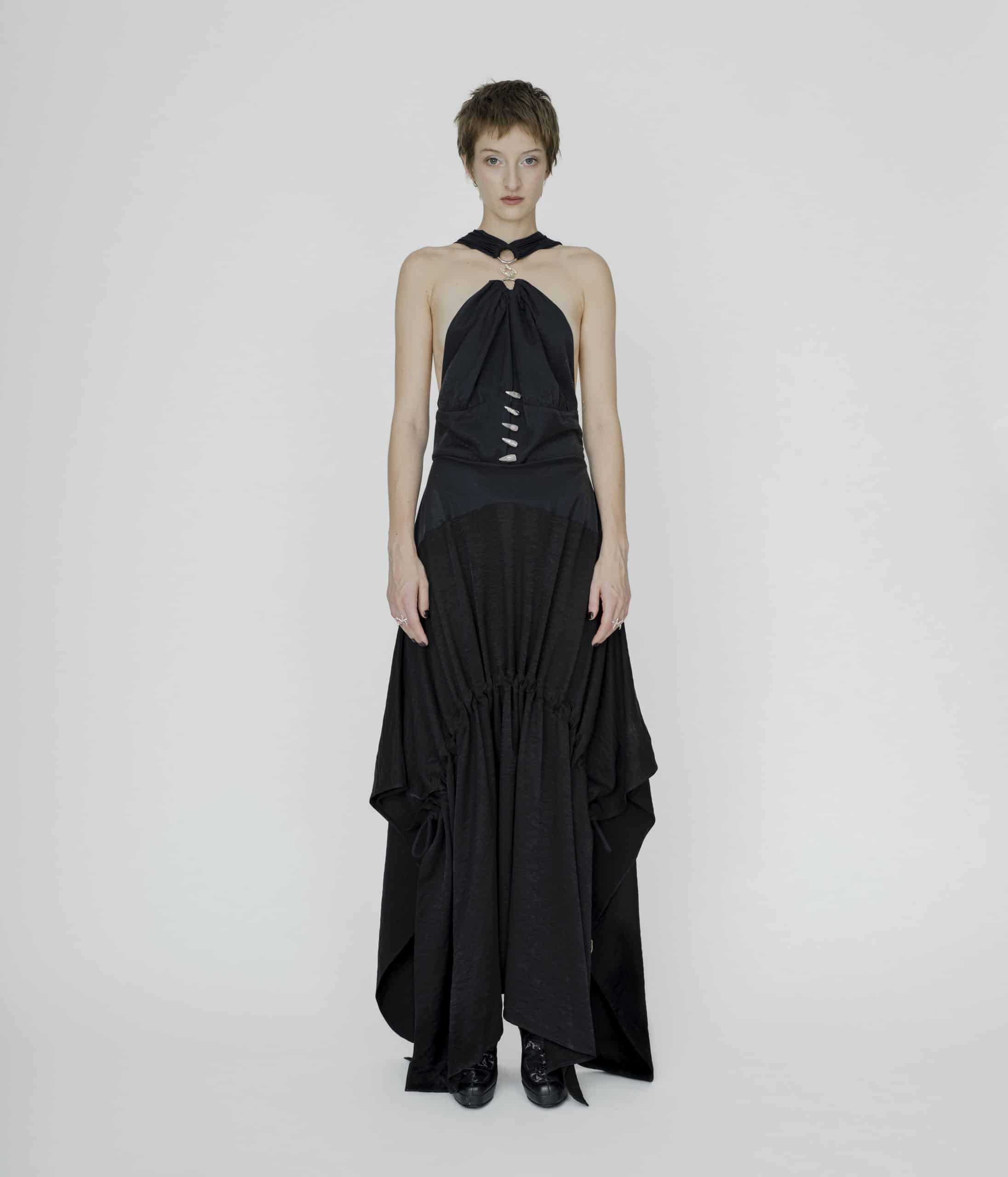 Asymmetric nail dress