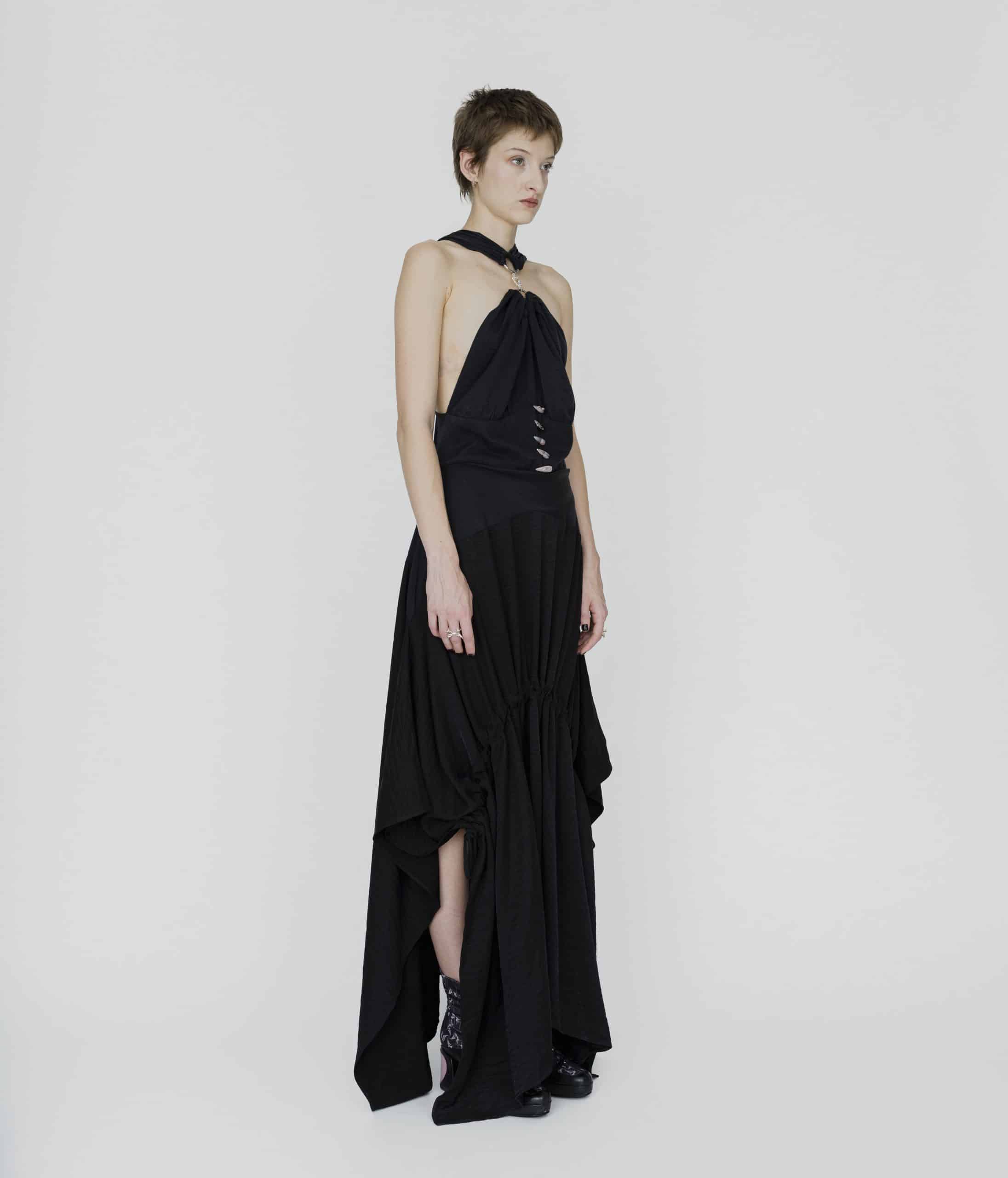 Asymmetric nail dress