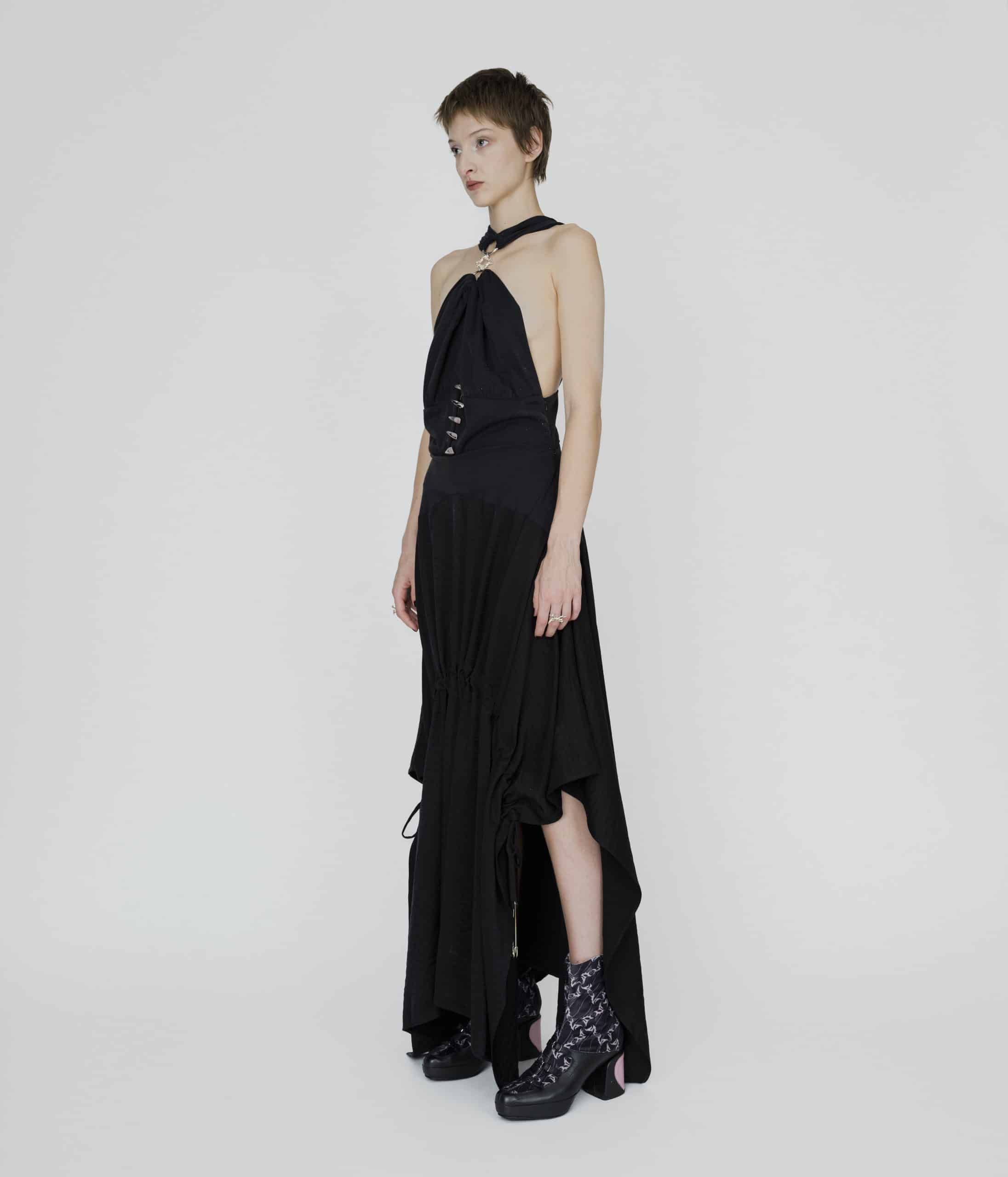 Asymmetric nail dress