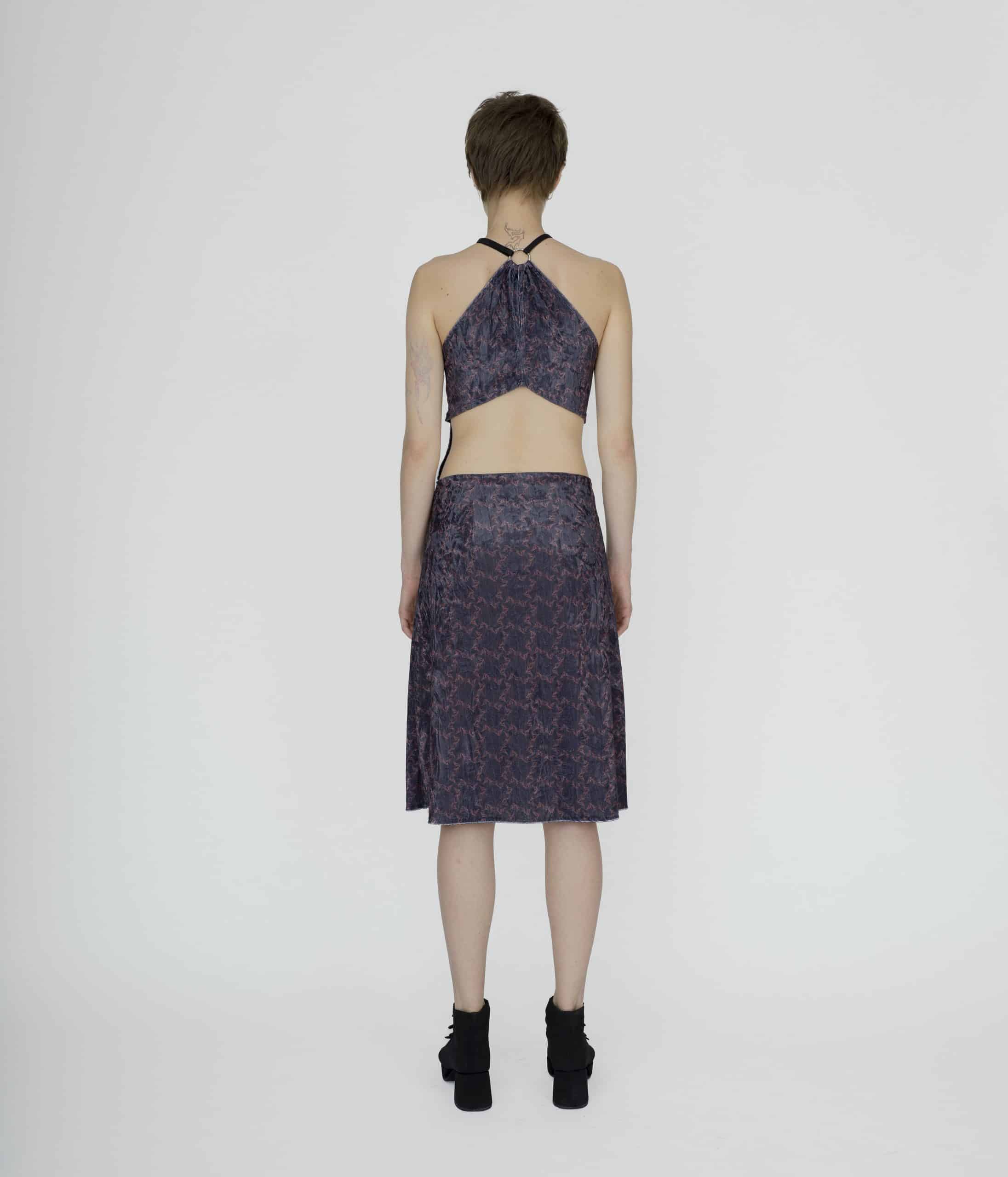 Symbolic cut out  dress