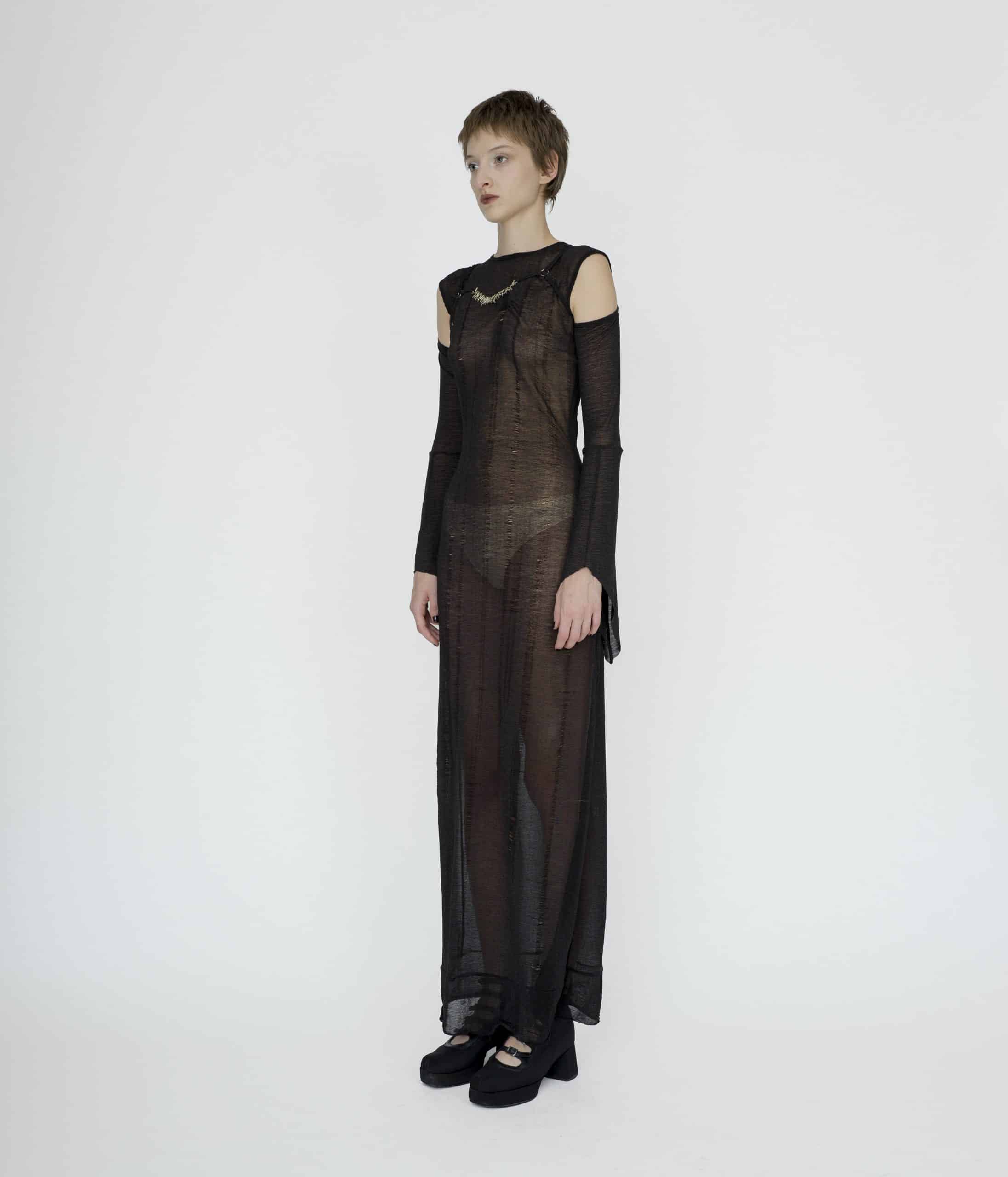 Sheer black dress