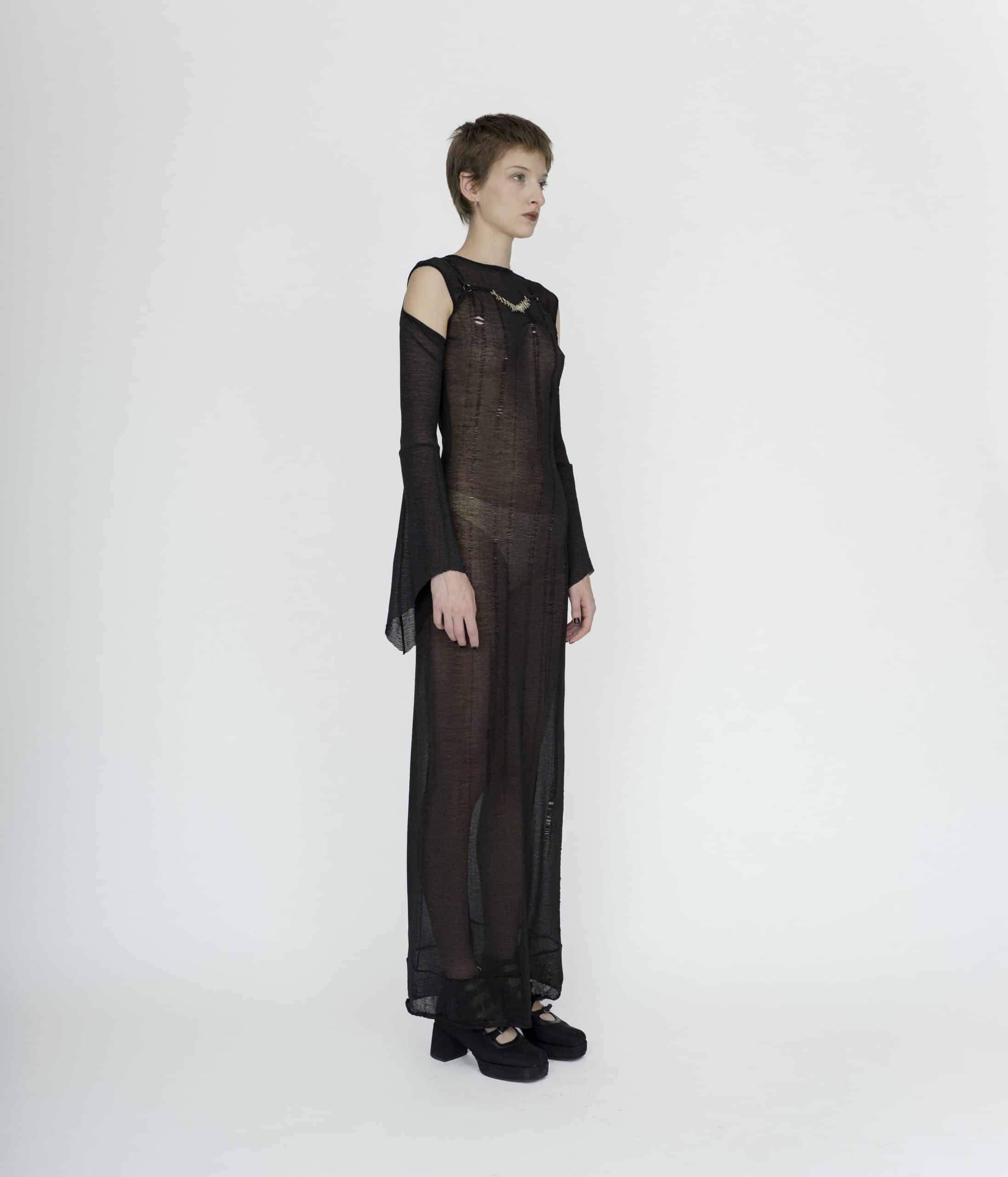 Sheer black dress