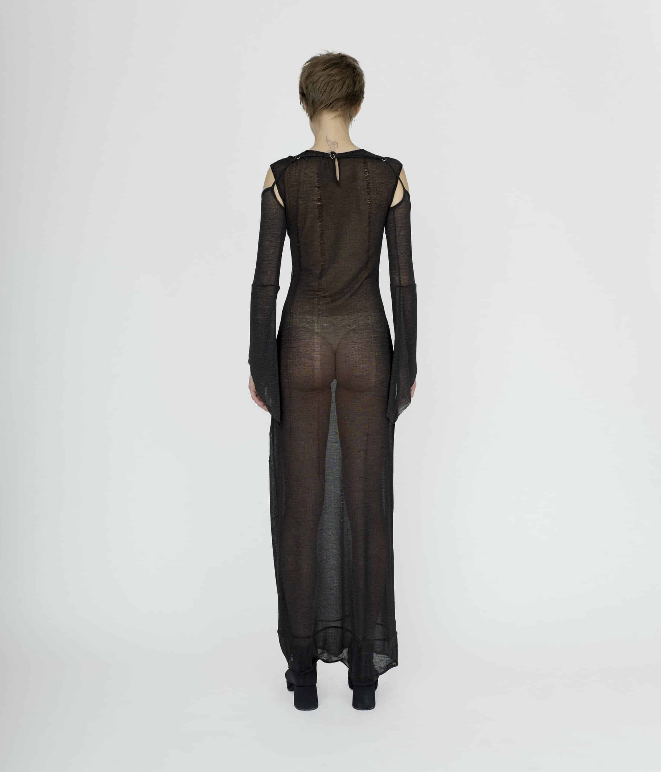 Sheer black dress