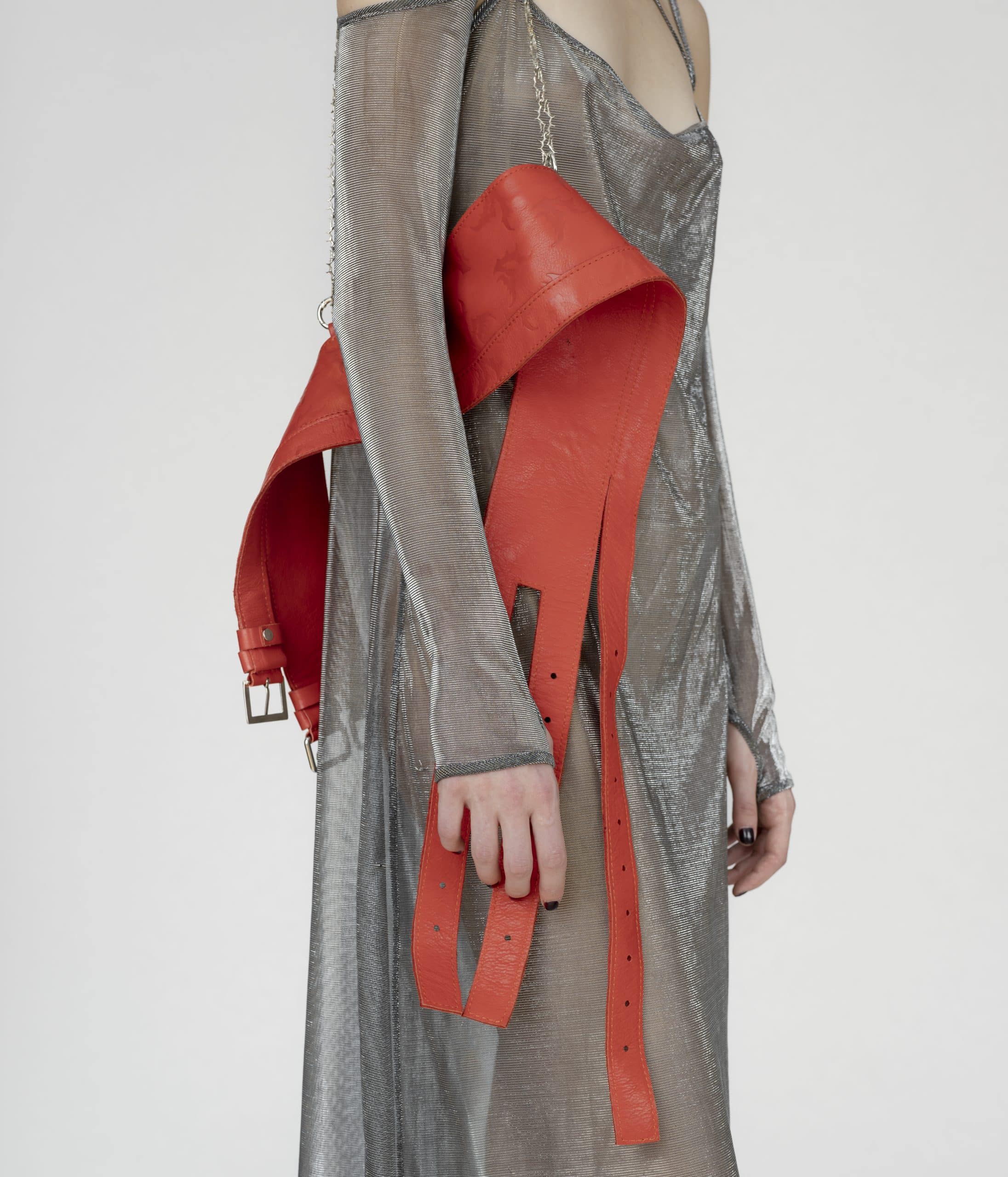Belt clutch in red