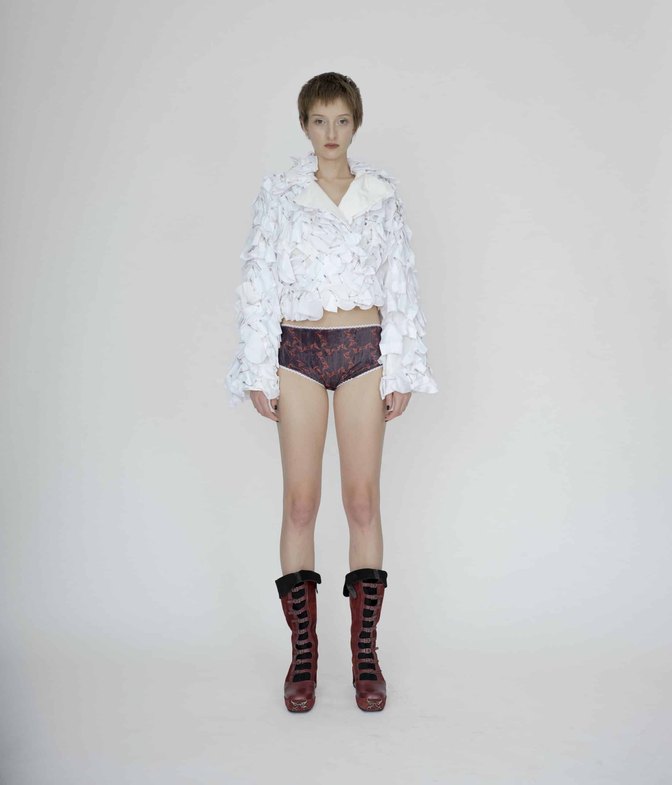 Pin white jacket