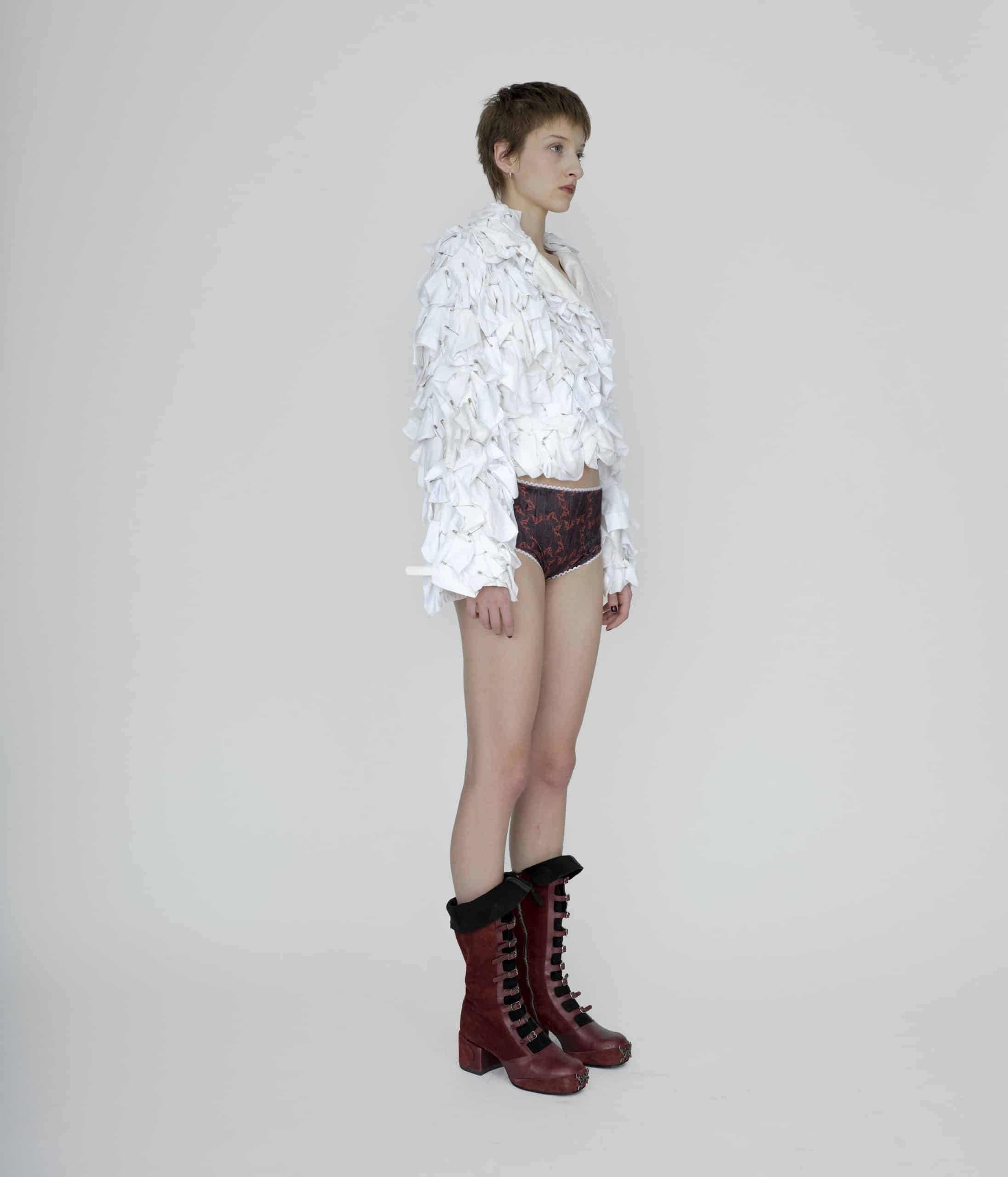 Pin white jacket