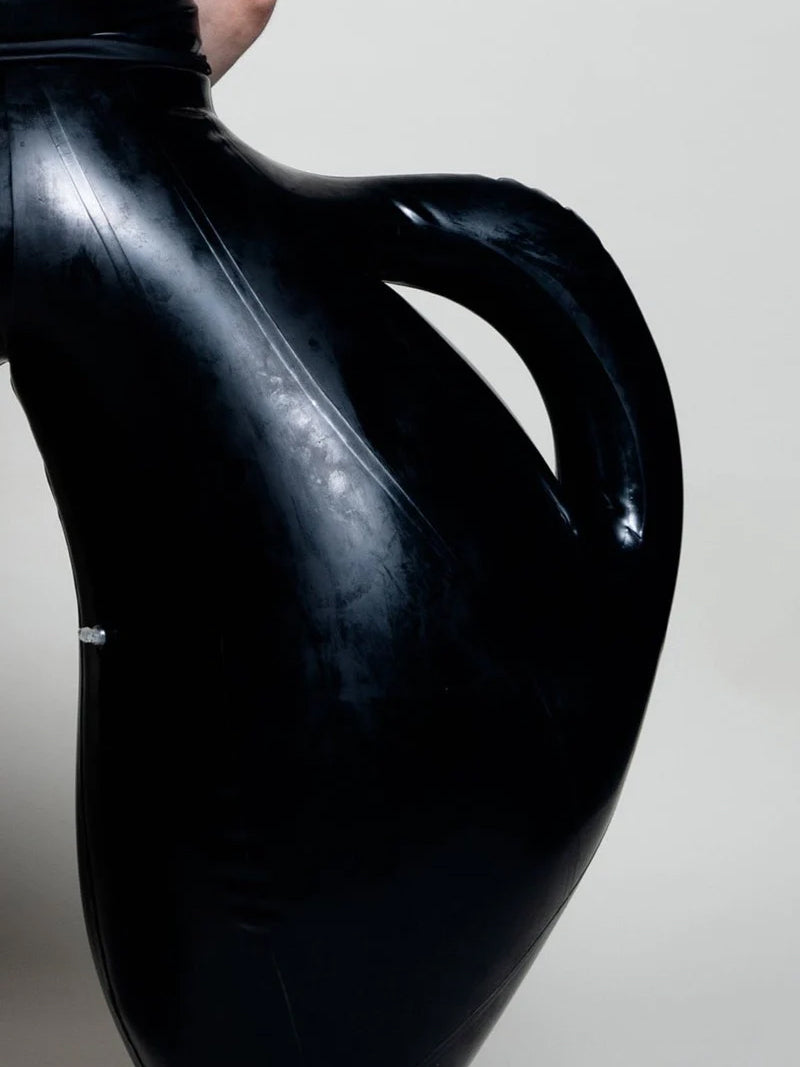 Black double handled inflatable trousers | harri exclusive