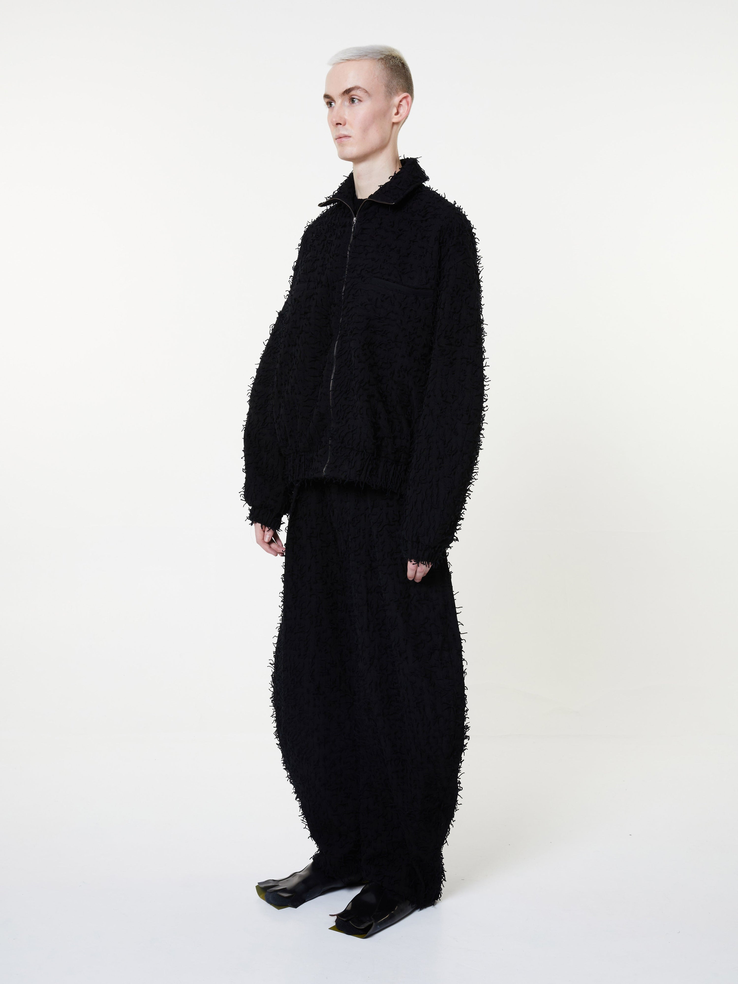 Black sprinkled trousers | limo fit