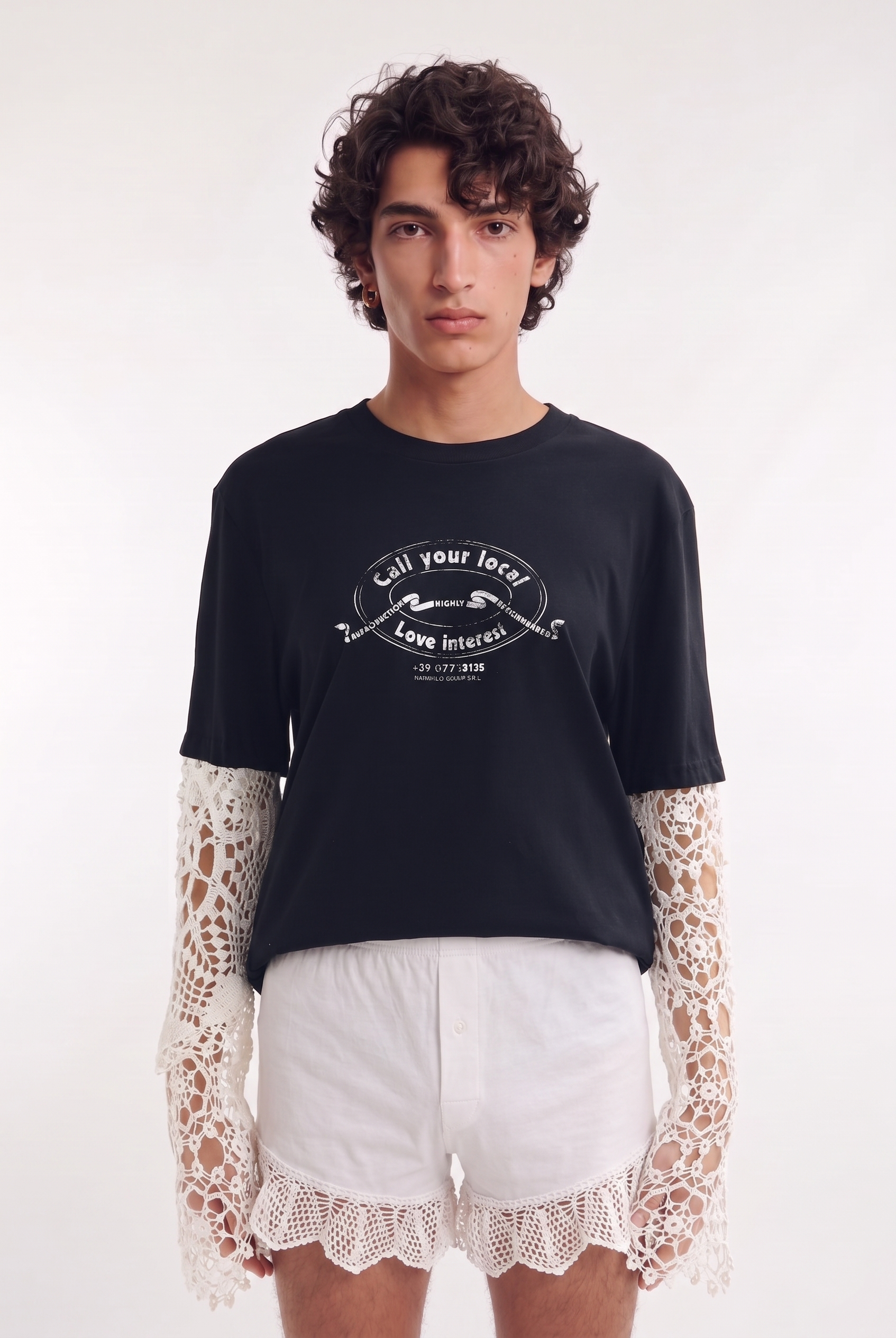 T-shirt crochet call your local love interest